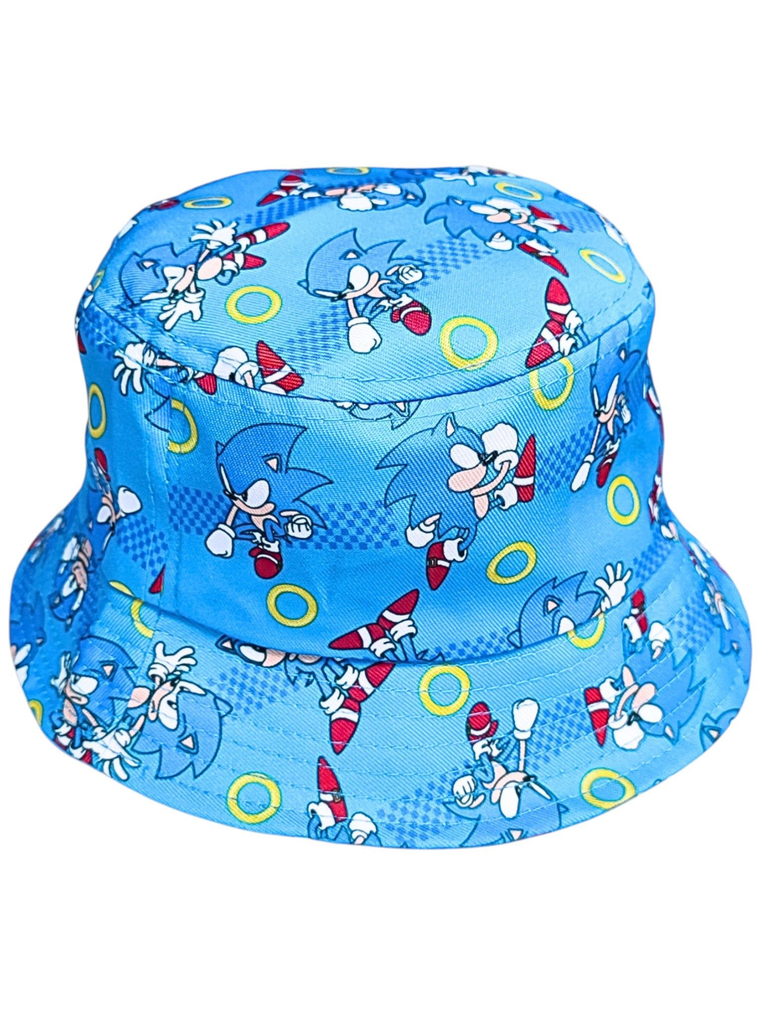 Sonic The Hedgehog Fischerhut Sonic All-over-Print Sonnenhut Größe 52-54 cm