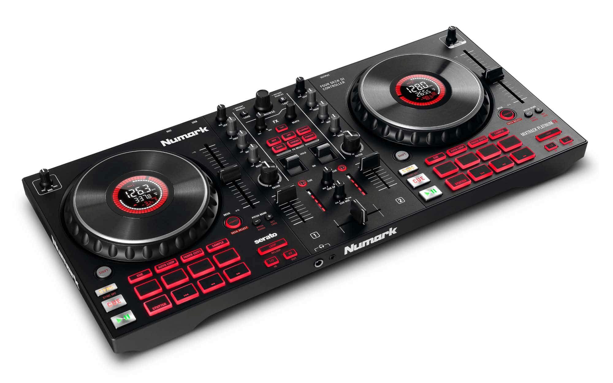 DJ Controller Mixtrack Platinum FX - mit Jogwheel-Displays & Effektpaddeln