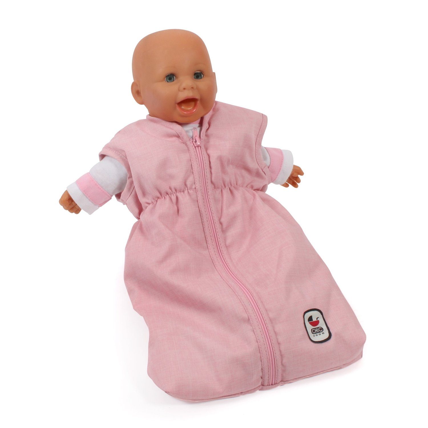 CHIC2000 Puppen Schlafsack 792 15 Puppen-Schlafsack, rosa