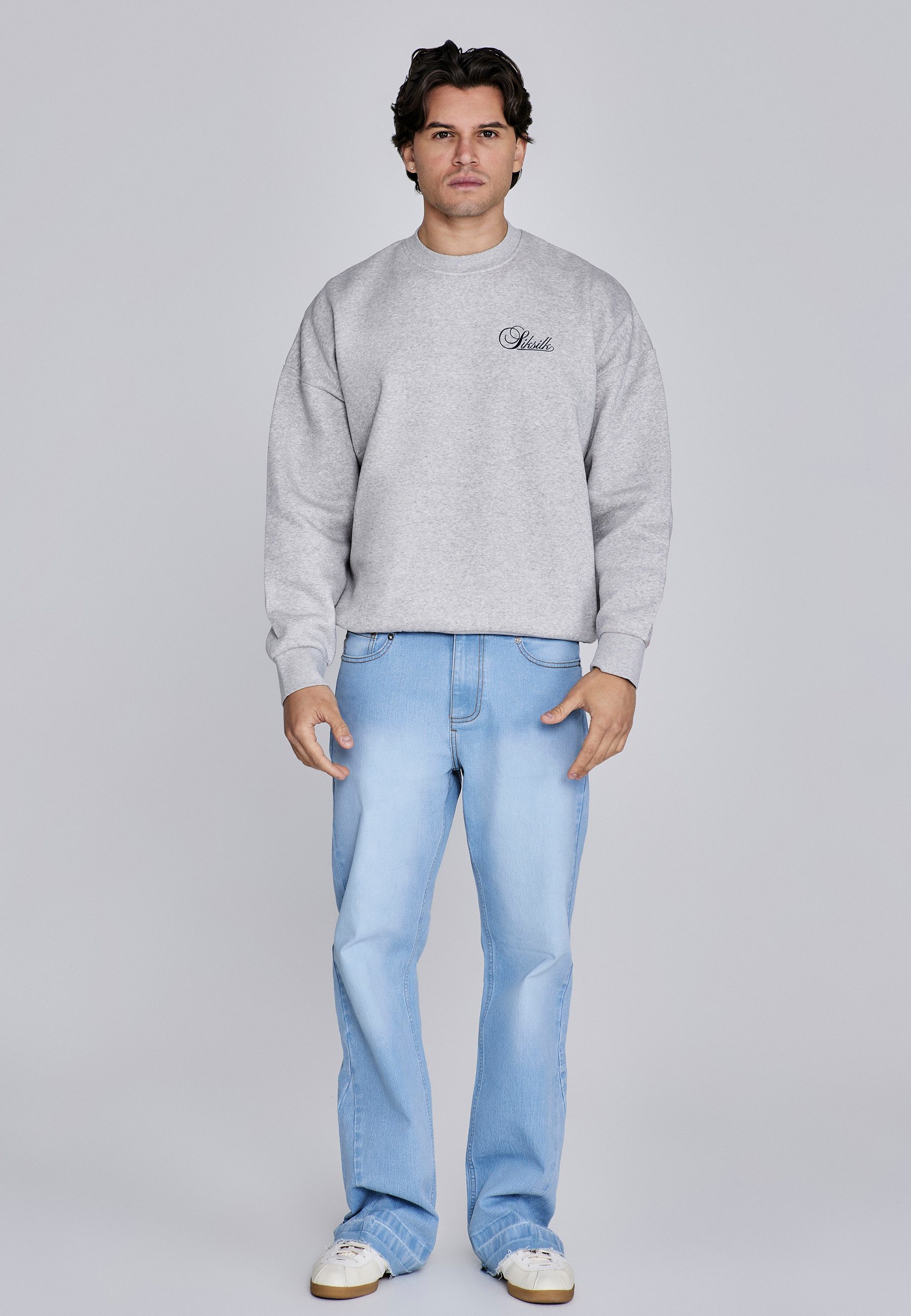 Siksilk Sweatshirt SikSilk Herren Essentials Pullover