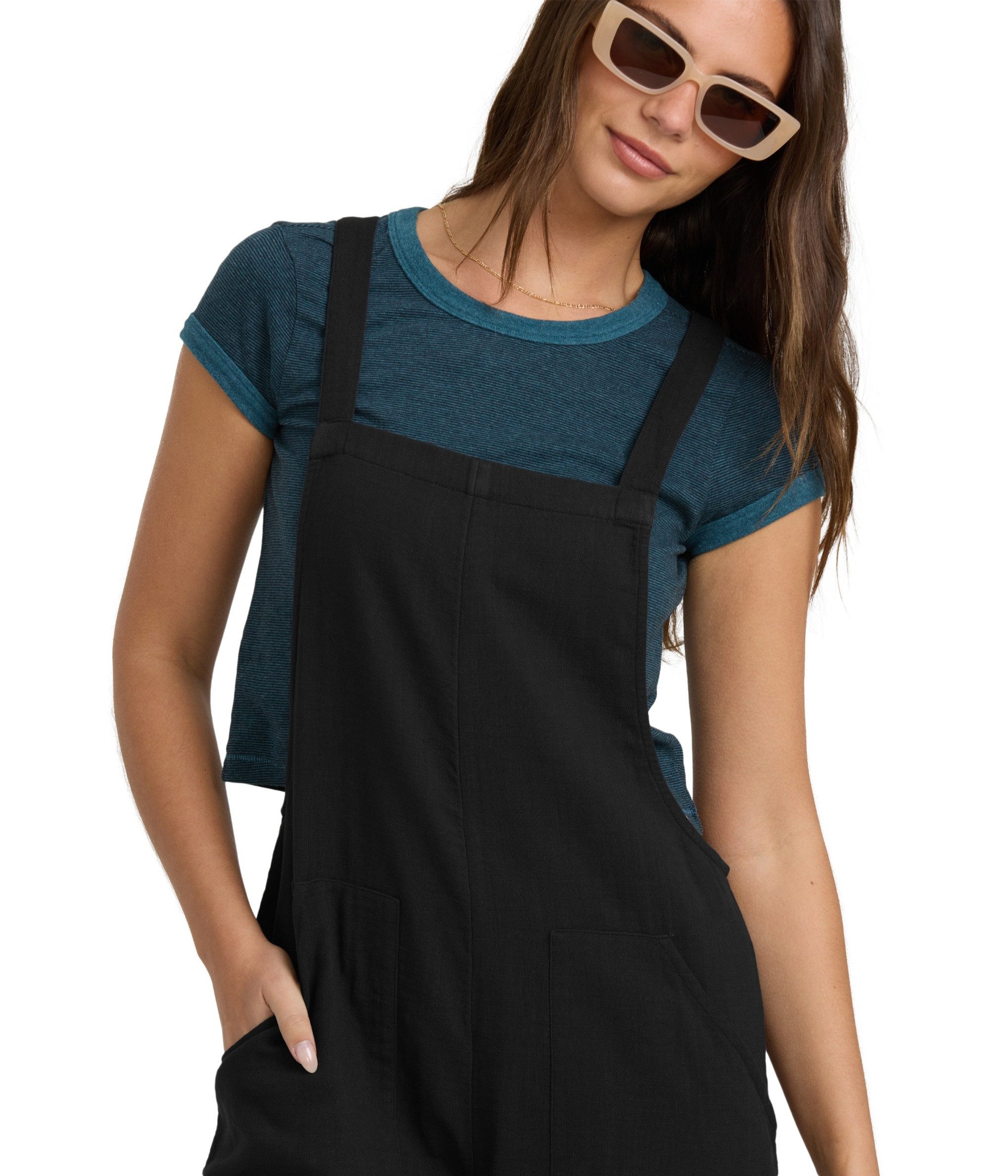 Billabong Jumpsuit PACIFIC TIME mit aufgesetzten Taschen und im Rücken verstellbaren Trägern – Bild 5 von 5
