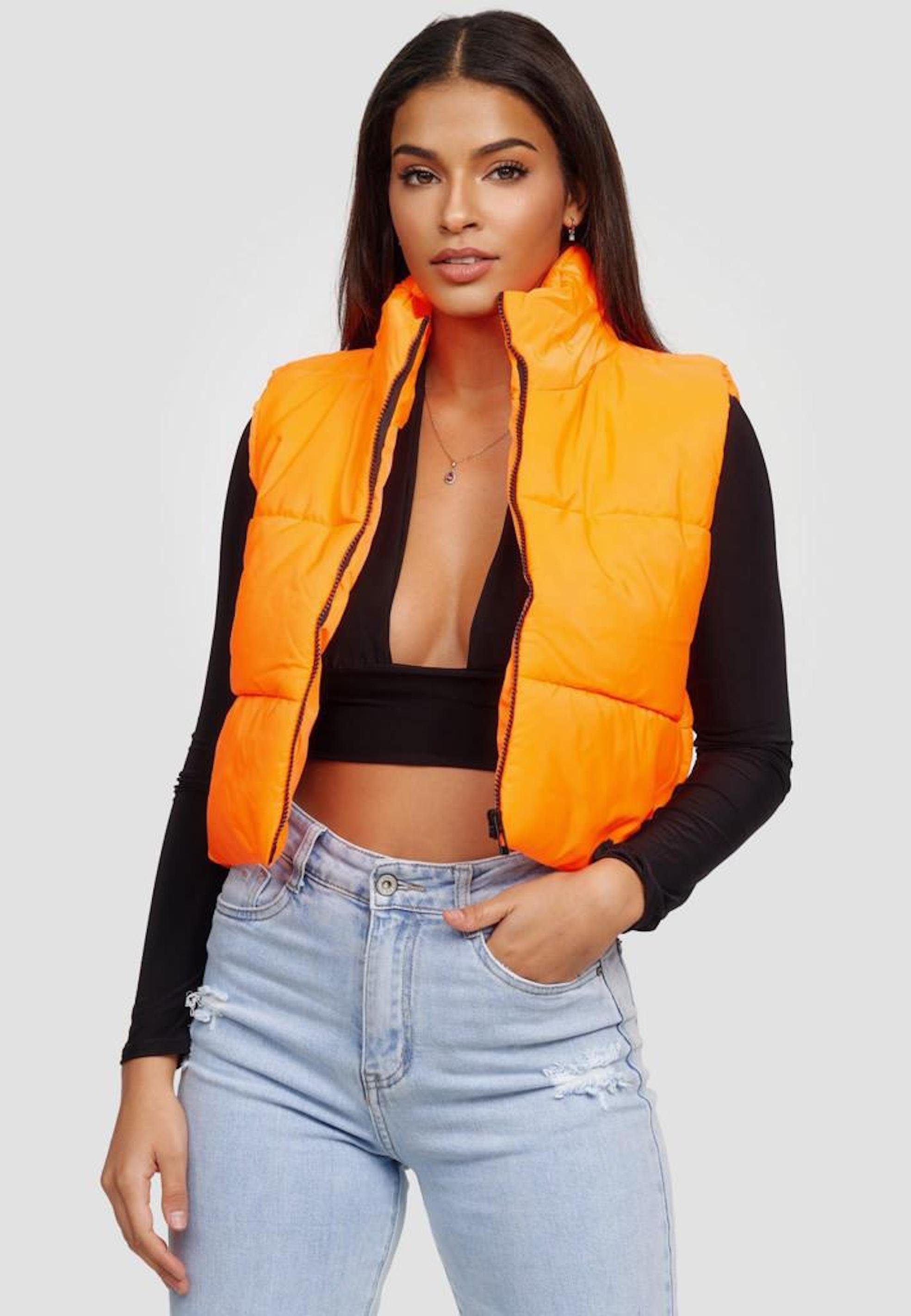 Worldclassca Steppweste Worldclassca STEPPWESTE KURZ HOHEM KRAGEN LEICHT OUTDOOR CROP S-L