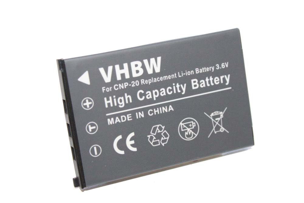 vhbw kompatibel mit BenQ DC-X725, DC-X735, DC-X720, T-800, DC-X800 Kamera-Akku Li-Ion 550 mAh (3,6 V)