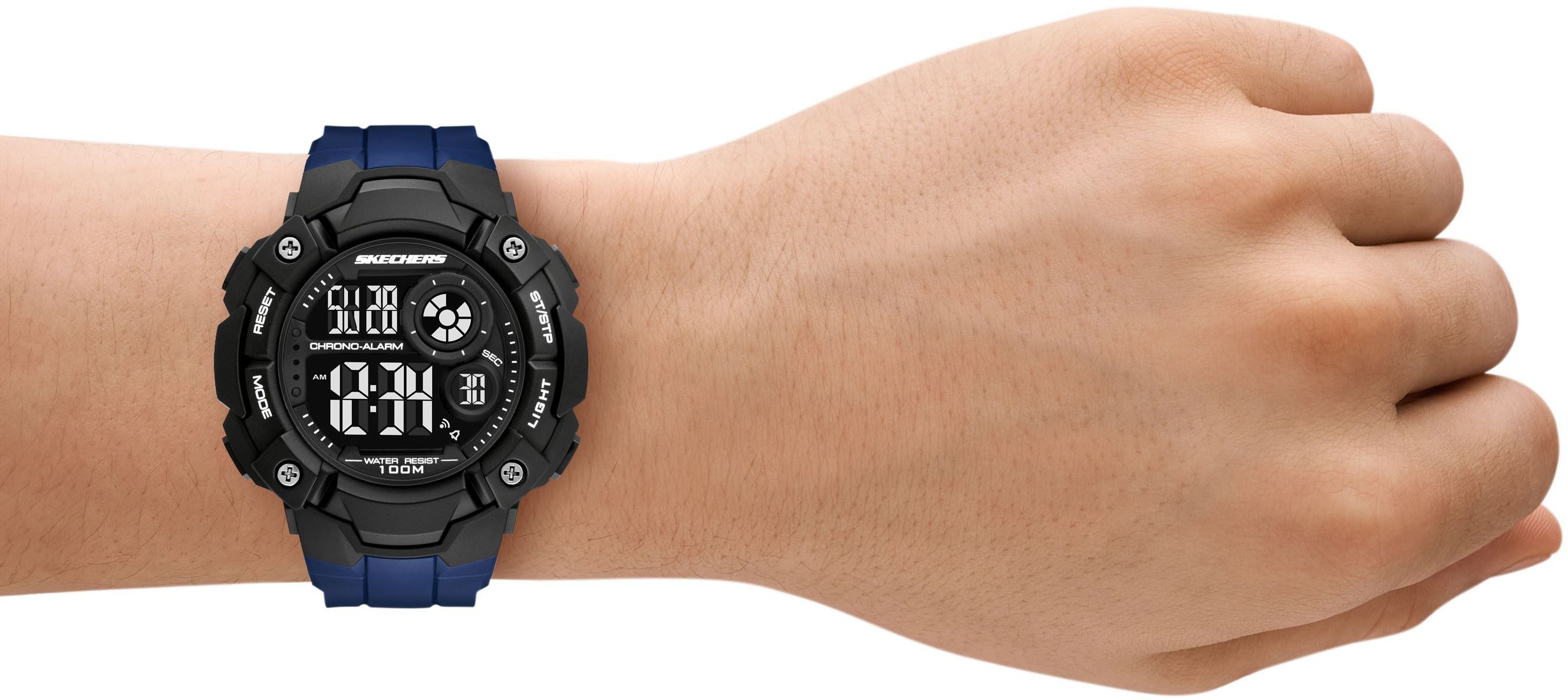 Skechers Chronograph WESTLAWN SR1182, Quarzuhr, Armbanduhr, Herrenuhr, digital, Tag, Wochentag