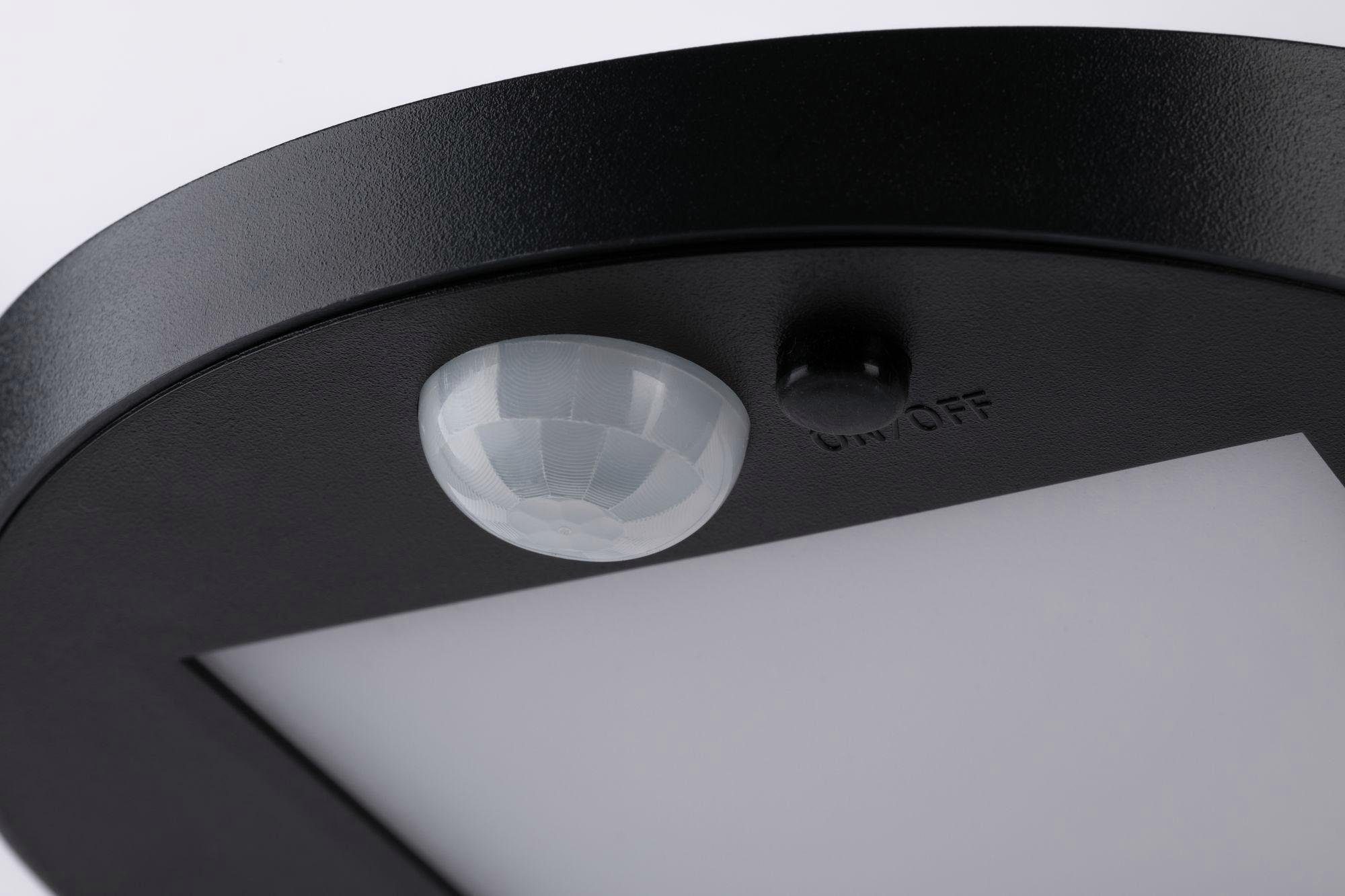 Paulmann LED Außen-Wandleuchte Ryse, Bewegungsmelder, LED fest integriert, Warmweiß, LED-Modul