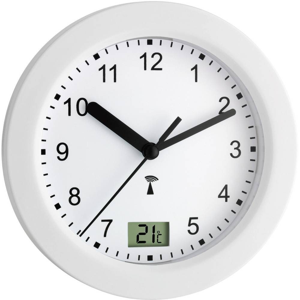 TFA Dostmann Wanduhr Funk-Badezimmer-/Feuchtraumuhr (Badezimmer-/Feuchtraum günstig online kaufen