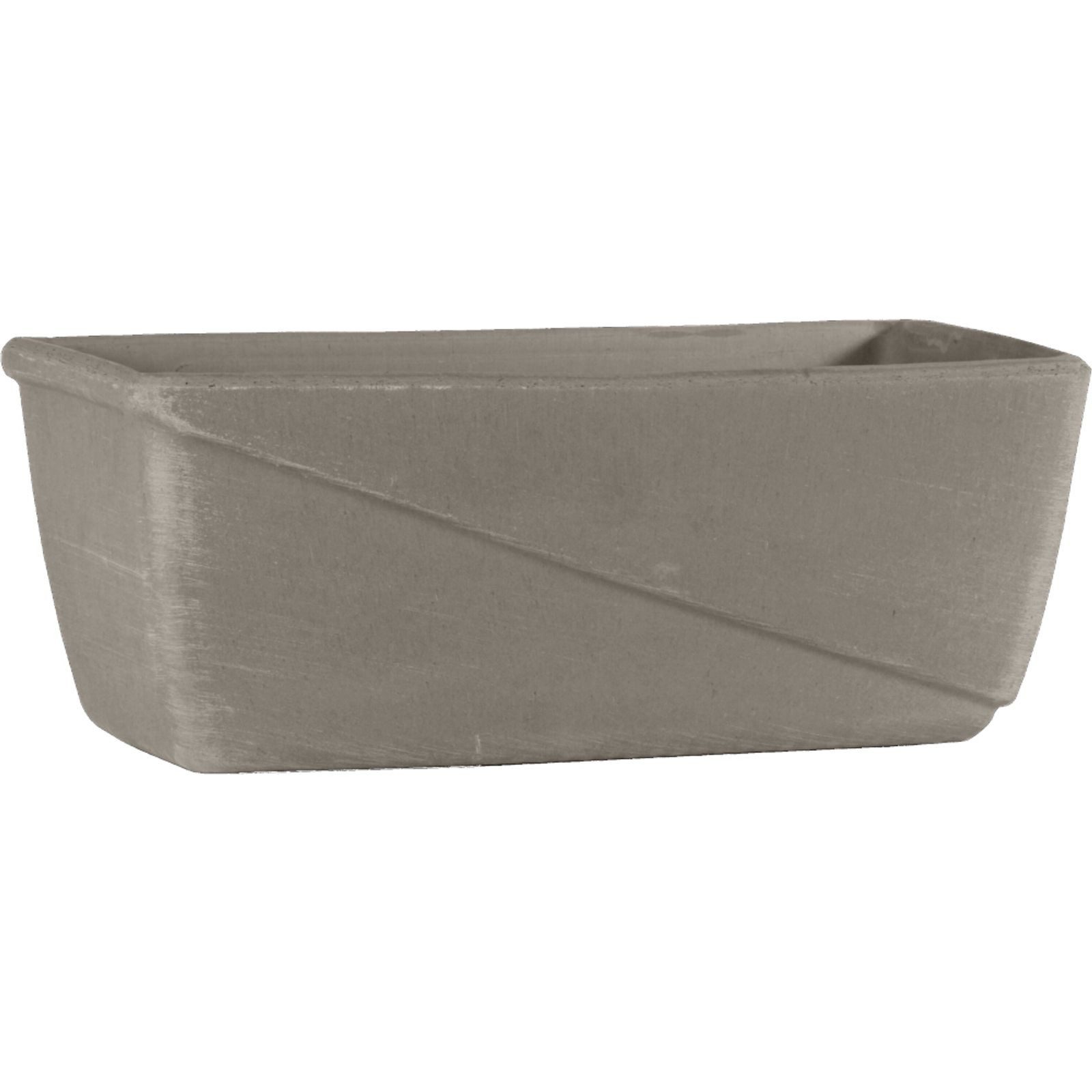Spang Pflanzkübel Balkonkasten Line umbra 30 x 19 x 16 cm mit Loch