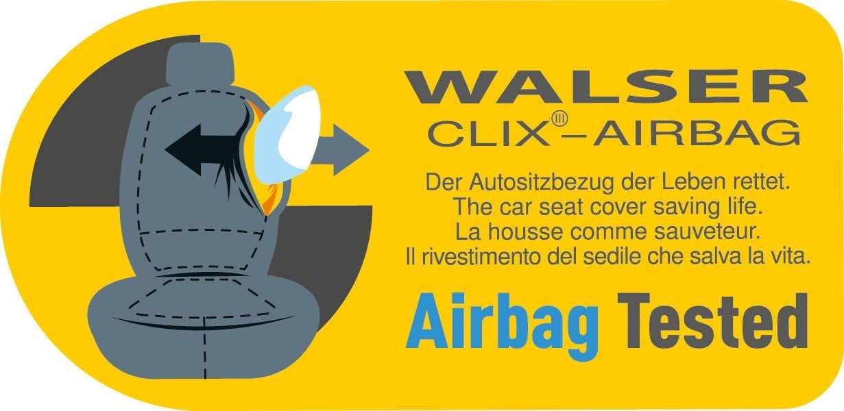 WALSER Autositzbezug Walser Autositzbezug Premium Manhay Vordersitze