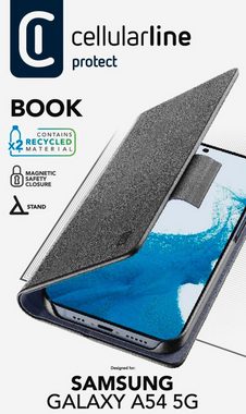 Cellularline Flip Case Book Case 3 Samsung Galaxy A54 5G, Handyhülle, Schutzhülle