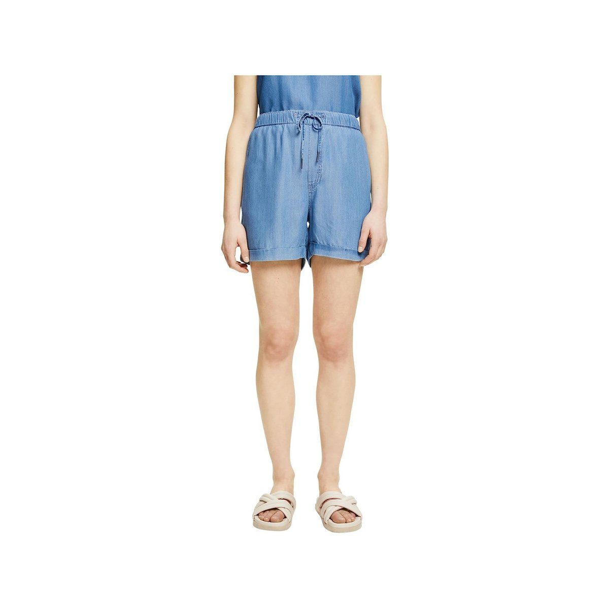 Esprit Shorts blau regular (1-tlg)