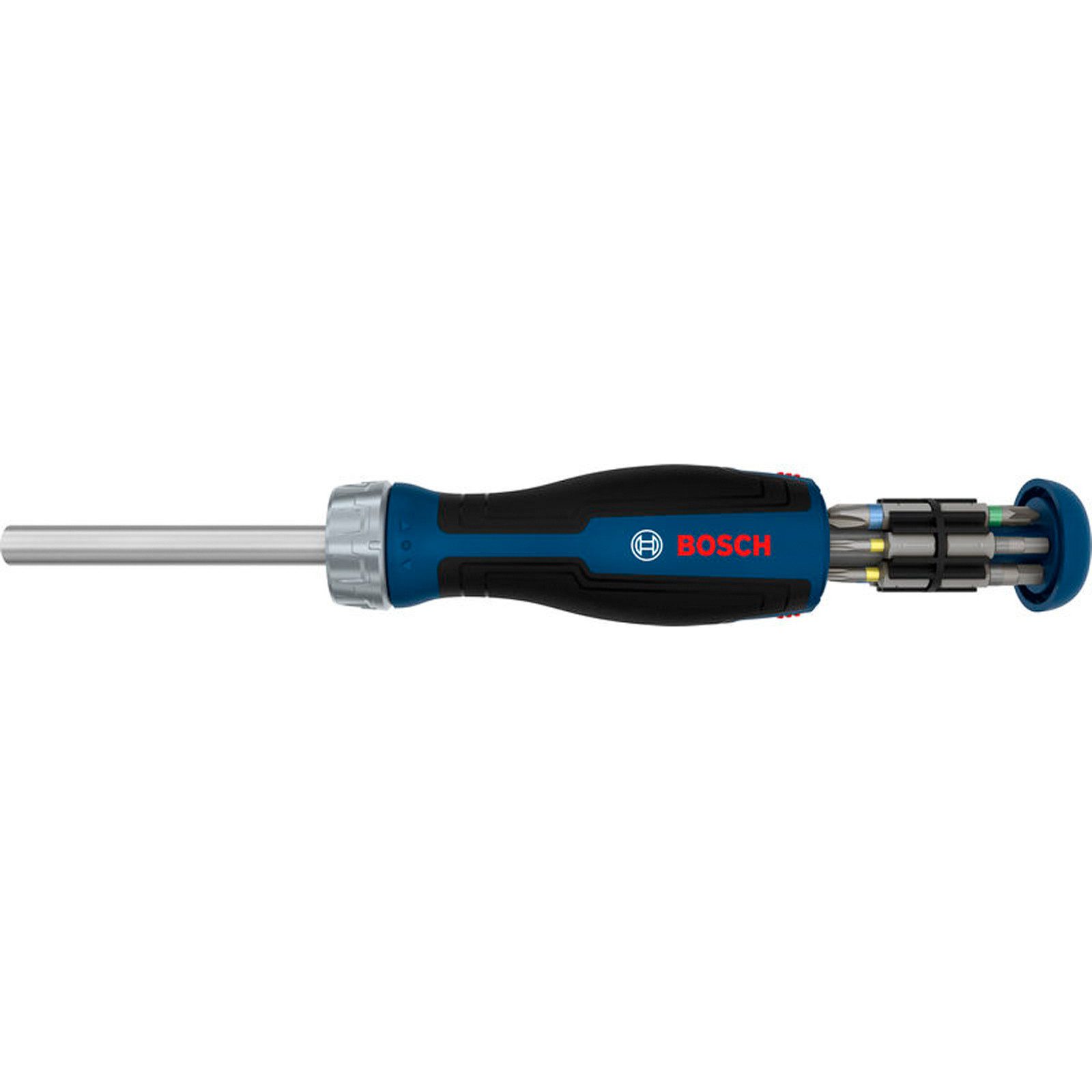 BOSCH Schraubendreher Bosch Bit-Ratschenschraubendreher mit Magazin 12 Bits - 1600A039PK