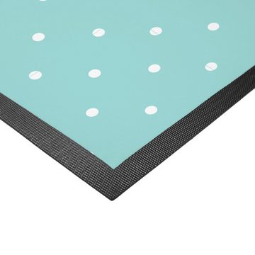 Fußmatte 60 x 90 cm Eule Französisch - Türkis Pastell - Geschenk, Schmutzmatte, Mr. & Mrs. Panda, Höhe: 0 mm