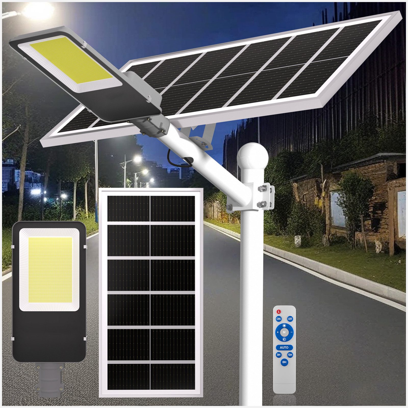 Rhein Beleuchtung LED Solarleuchte 3000W Solarlampen günstig online kaufen