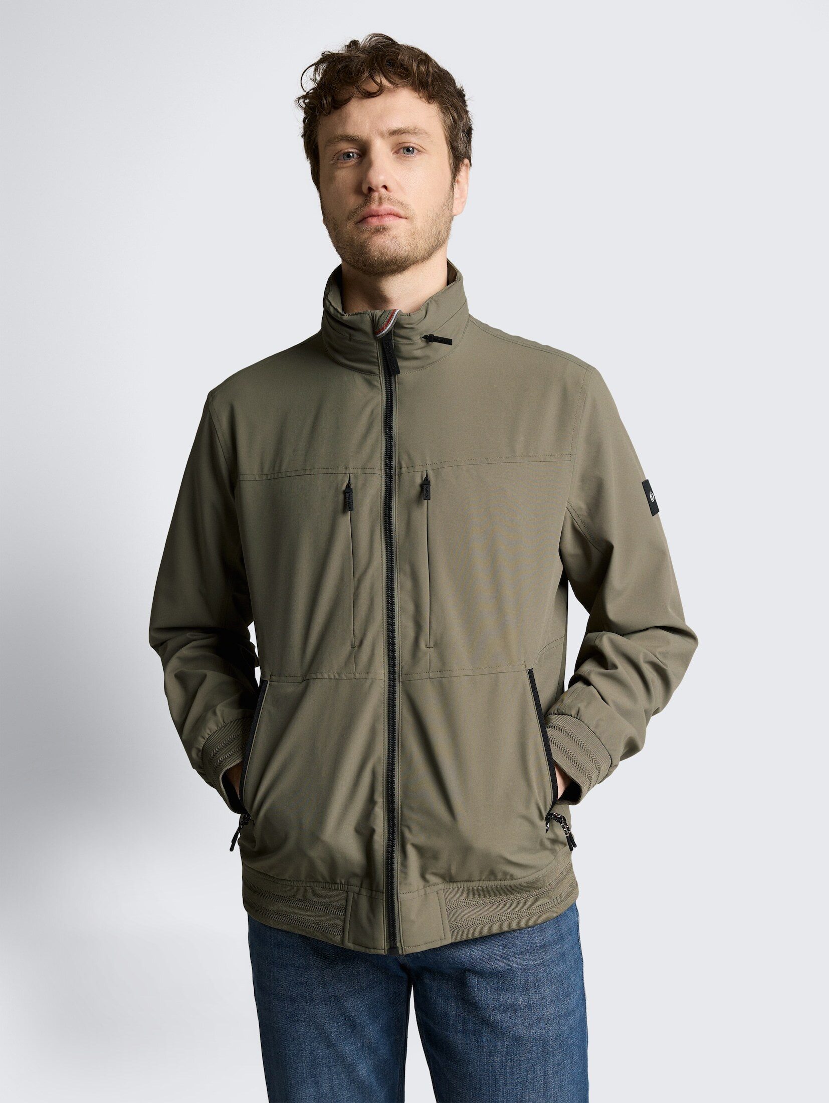 TOM TAILOR Outdoorjacke Jacken Blouson Jacke mit verstaubarer Kapuze