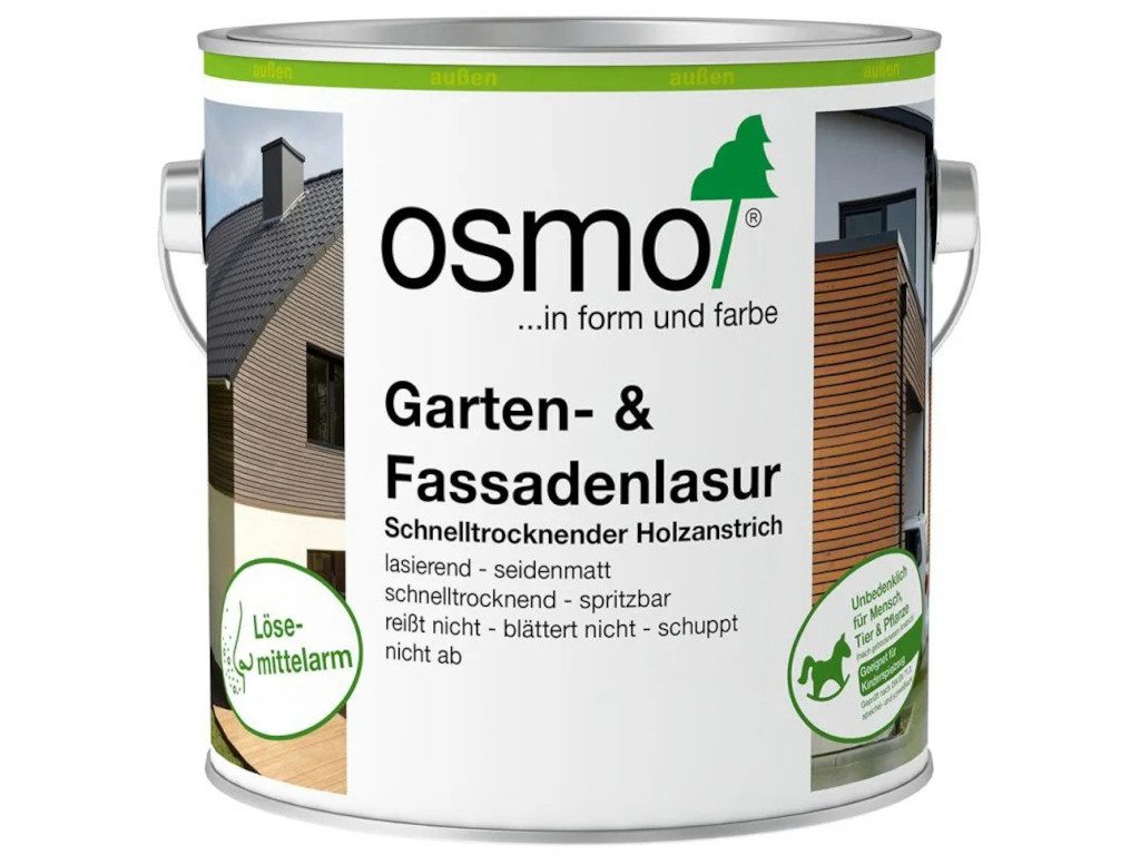 osmo Lasur Garten- und Fassadenlasur für Außen Lärche