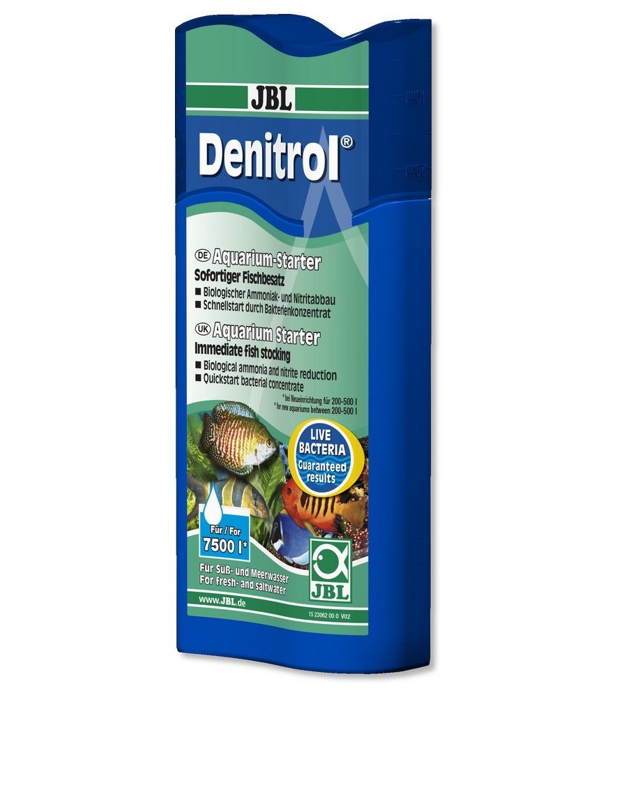 Aquariumfilter JBL Denitrol 250 ml Bakterienstarter für Süß- und Meerwasser-Aquarien