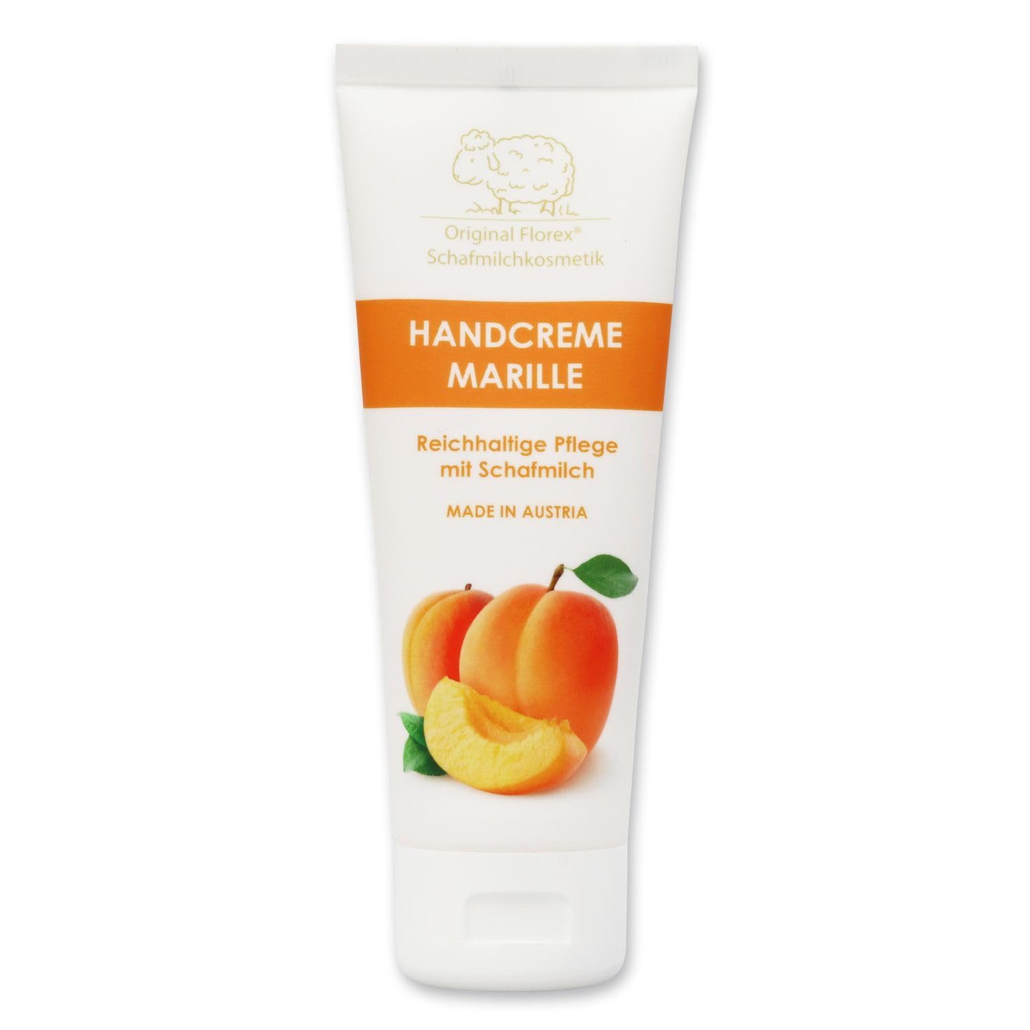 Gerlinde Hofer _ Florex GmbH Handcreme mit biologischer Schafmilch Duftnote Marille