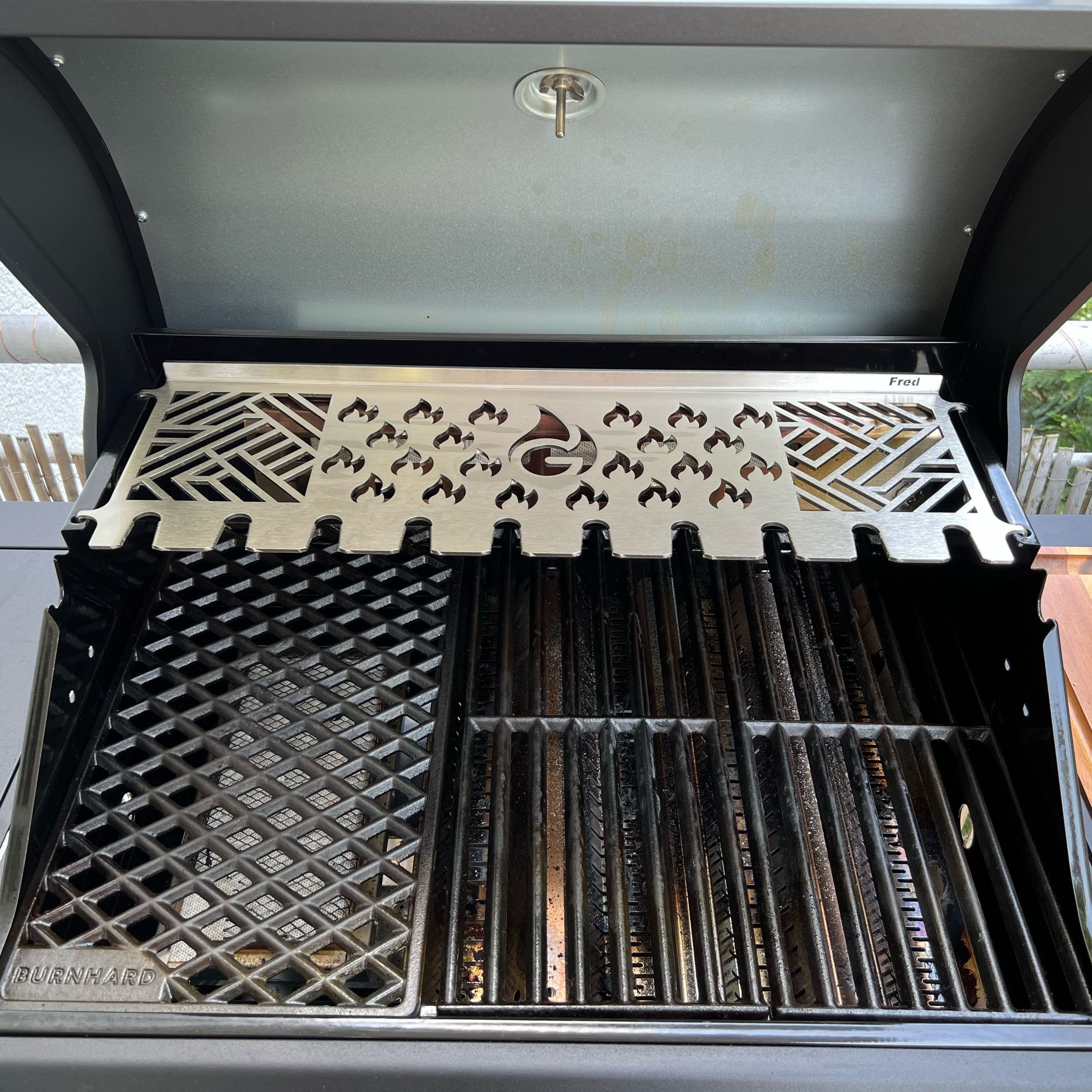 Grillrost.com BBQ Grillrost BBQ Warmhalterost Burnhard Fred, Made in Germany