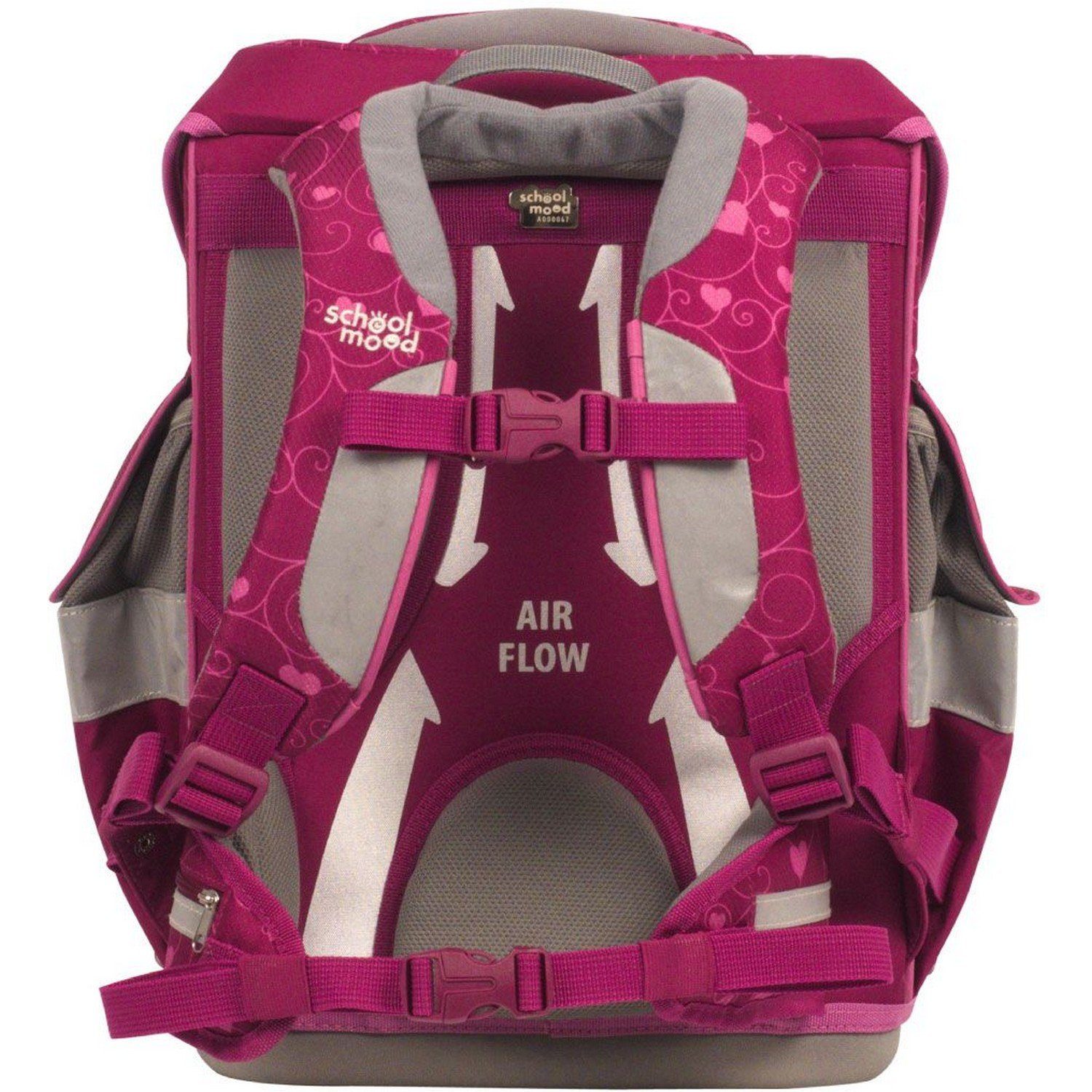 SCHOOL-MOOD® Schulranzen Schulranzenset 7-tlg. Timeless Air+ Hannah Hase
