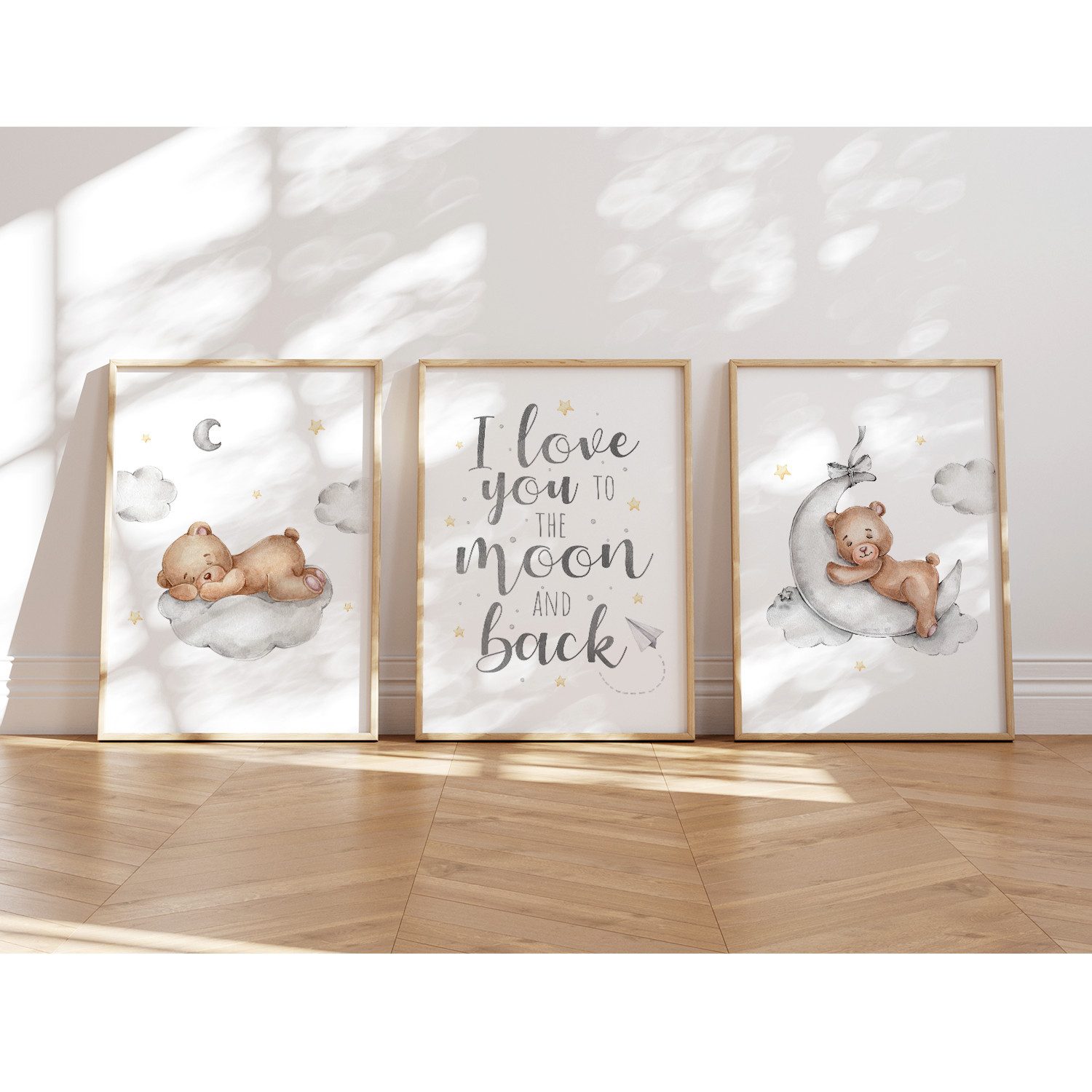 MeinBaby123® Poster Bilder Kinderzimmer, Poster Kinderzimmer Deko, Babyzimm günstig online kaufen