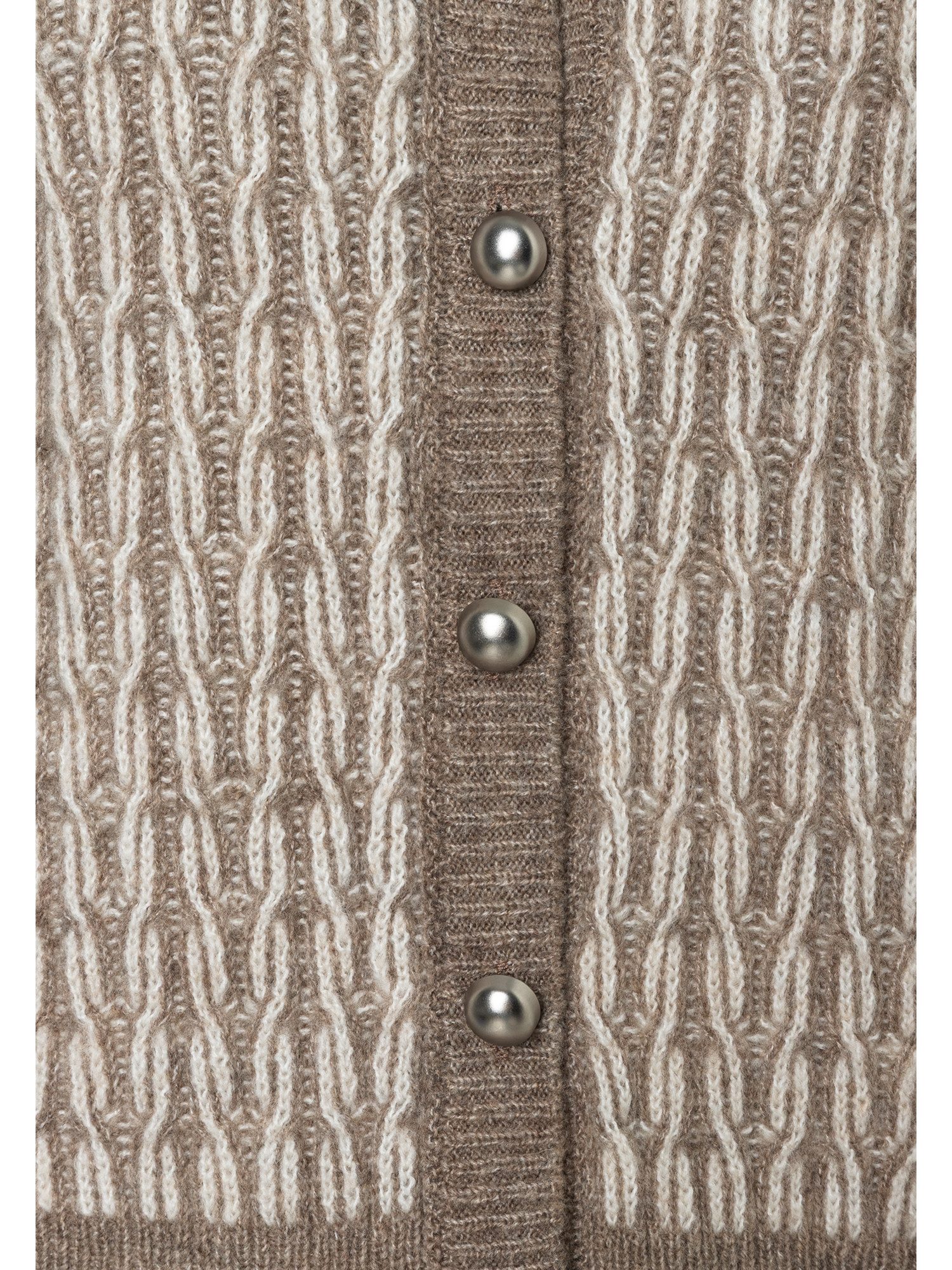 MORE&MORE Strickjacke softe, gemusterte Strickjacke