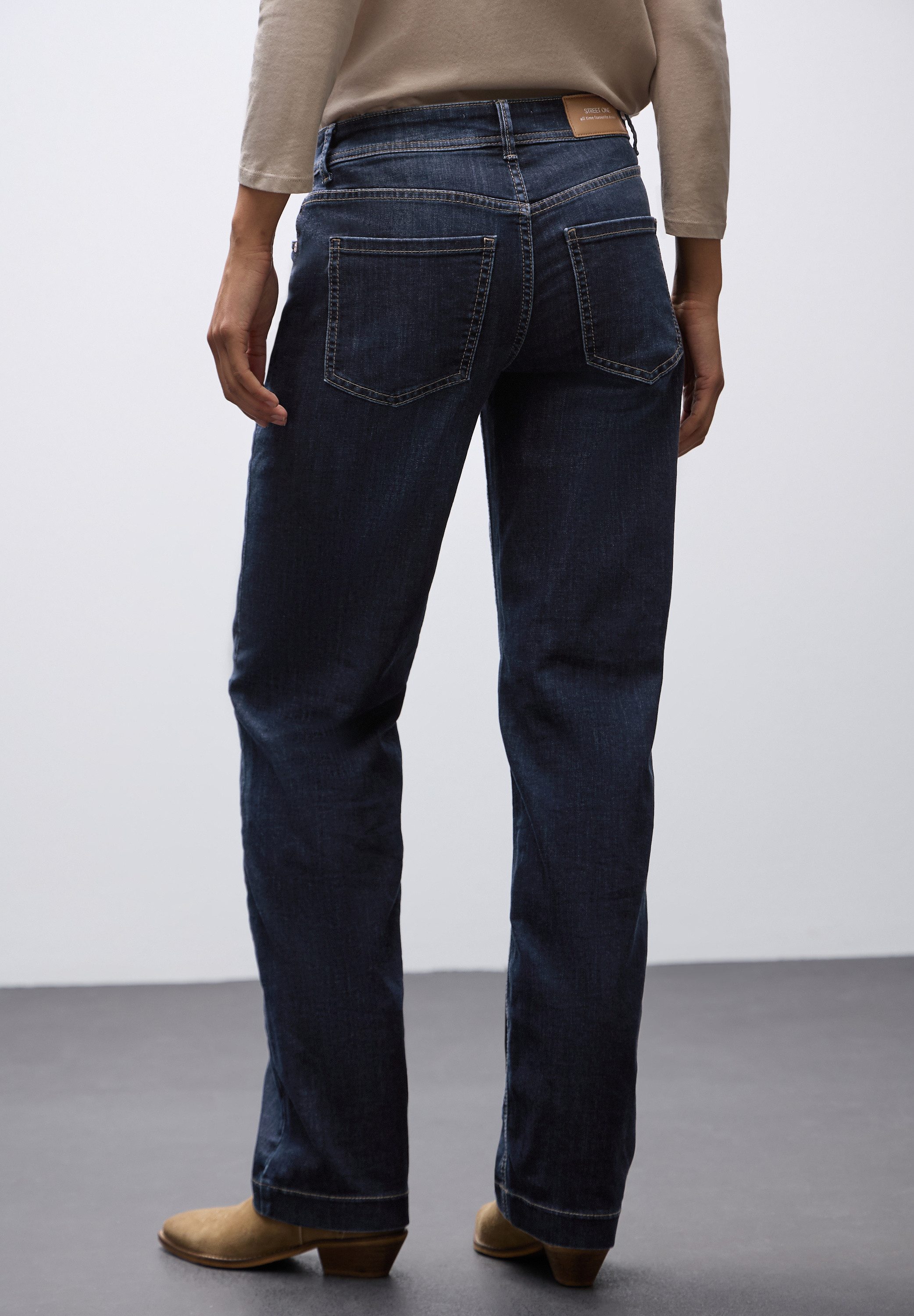 STREET ONE Straight-Jeans im Five-Pocket Style günstig online kaufen