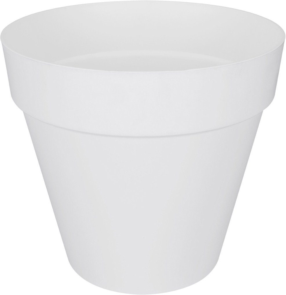 Elho Pflanzkübel Elho Pflanztopf Loft Urban mit Rollen weiß Ø 50 cm