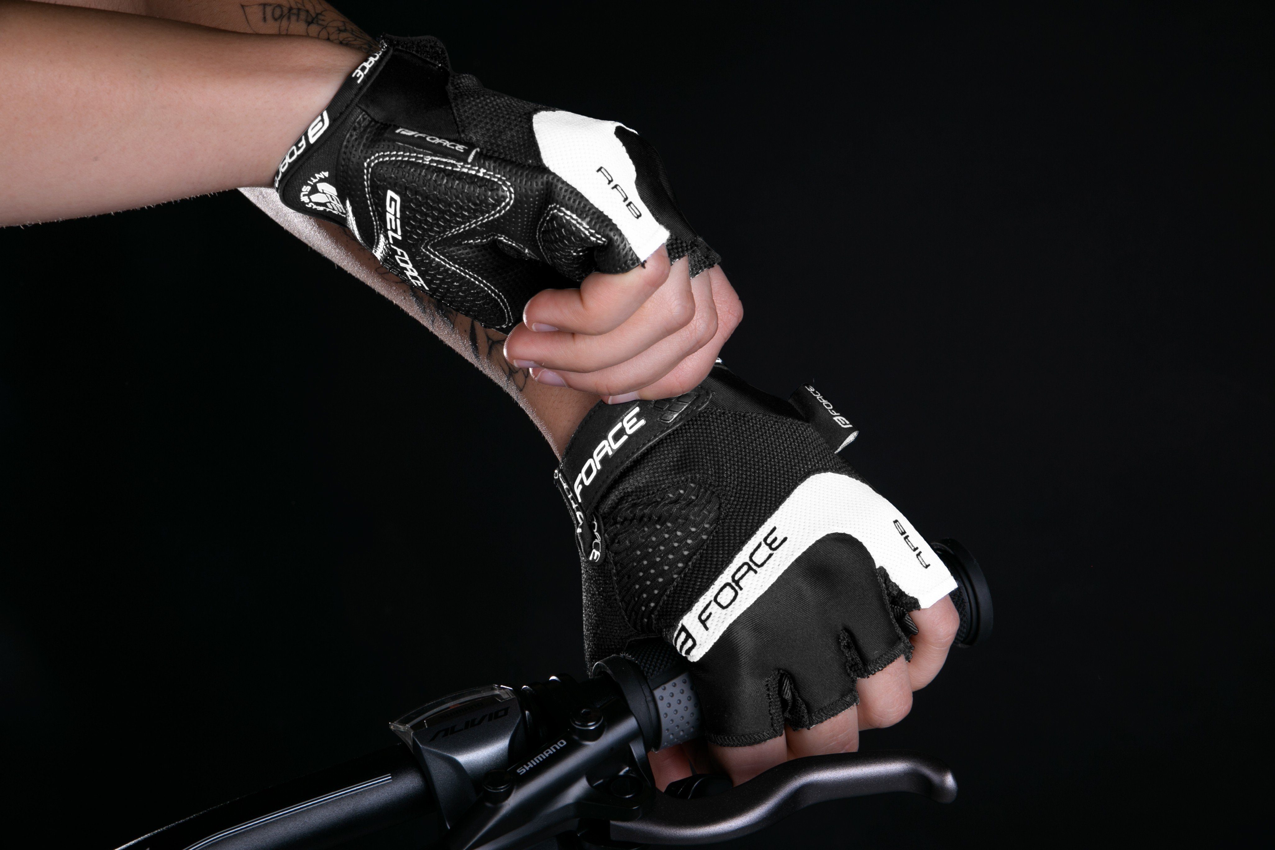 schwarz RAB FORCE Handschuhe Fahrradhandschuhe FORCE