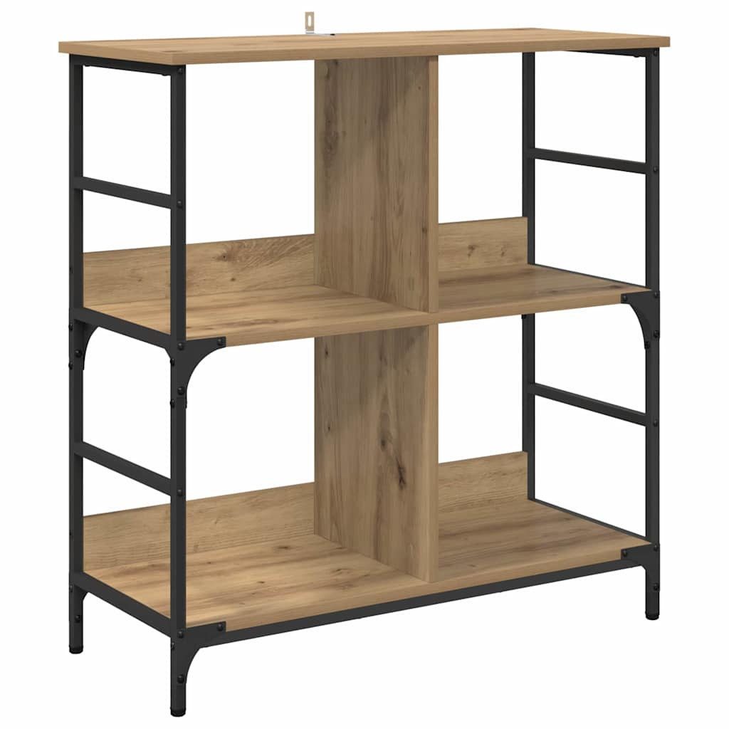 vidaXL Bücherregal Regal Artisan-Eiche 78,5 x 33 x 82 cm Holzwerkstoff, 1-t günstig online kaufen