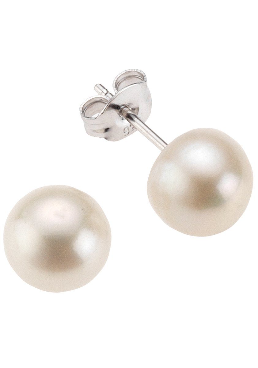 Firetti Paar Ohrstecker Schmuck Geschenk Ohrschmuck Perle, mit Süßwasserzuchtperle
