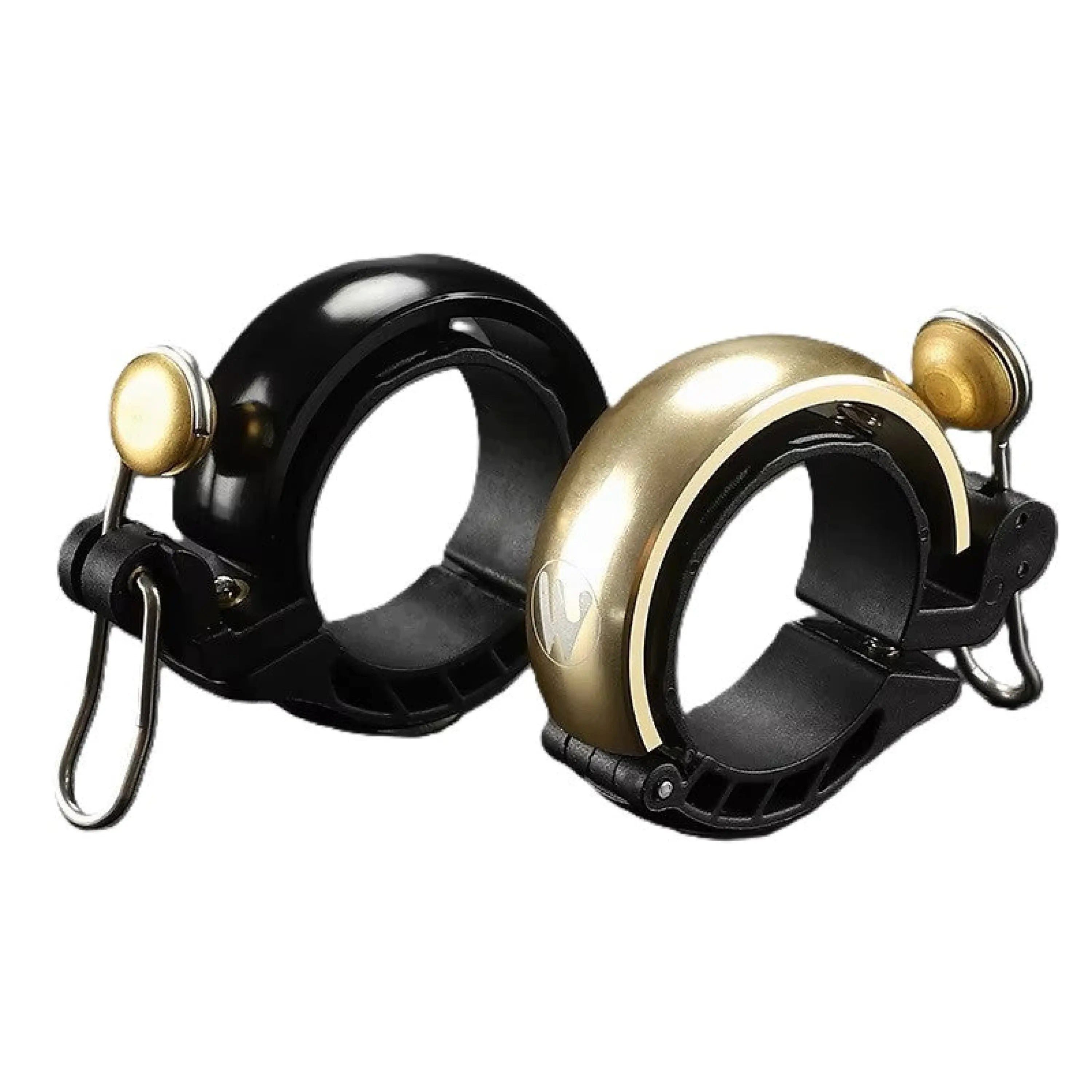 Sport-Knight® Fahrradklingel Fahrradklingel Kupfer in Schwarz oder Gold Sicherheitsklingel MTB