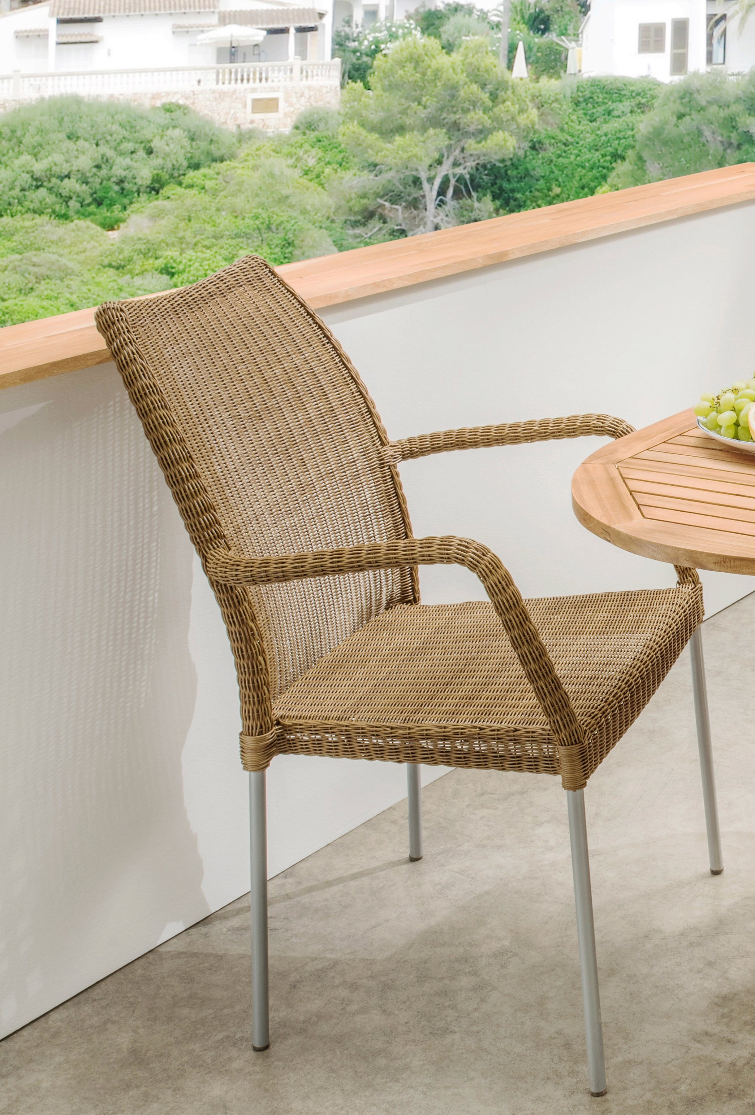 DESTINY Gartensessel »SEVILLA«, Polyrattan, stapelbar online kaufen | OTTO