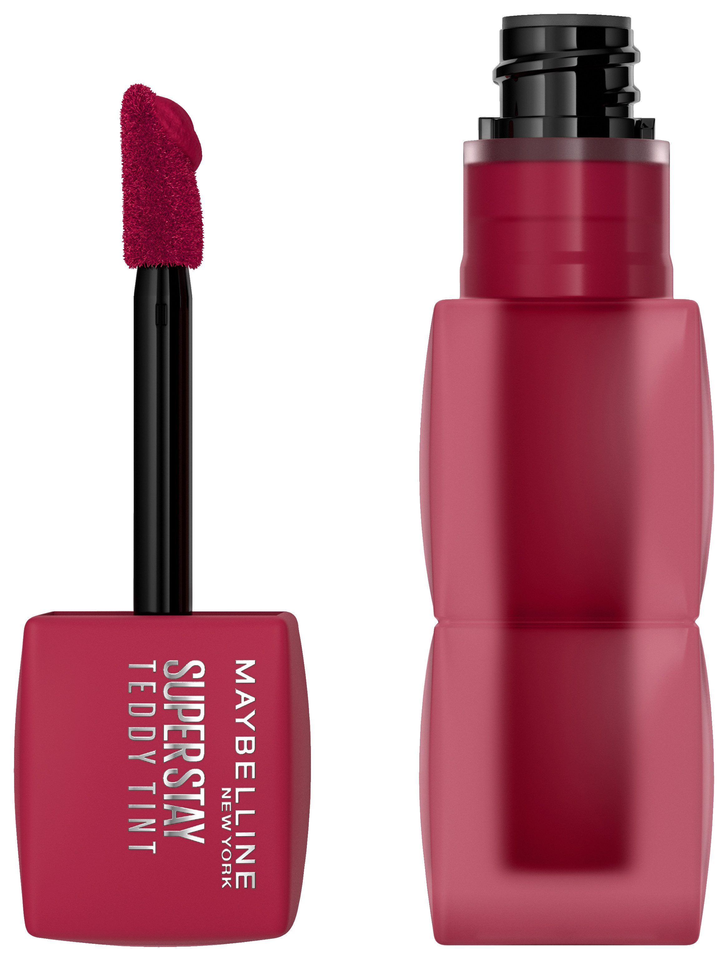 MAYBELLINE NEW YORK Lippenstift SUPER STAY TEDDY TINT LIPPENSTIFT, mit weichem Teddy-Applikator