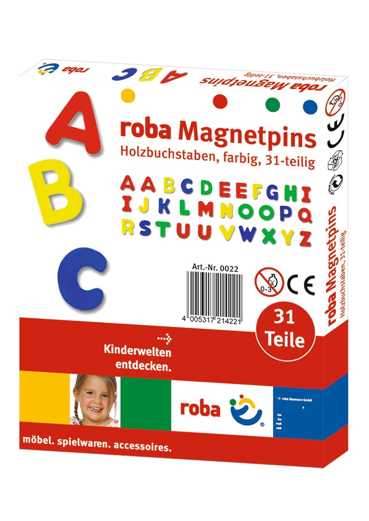 roba® Magnet Magnetbuchstaben (31-St)