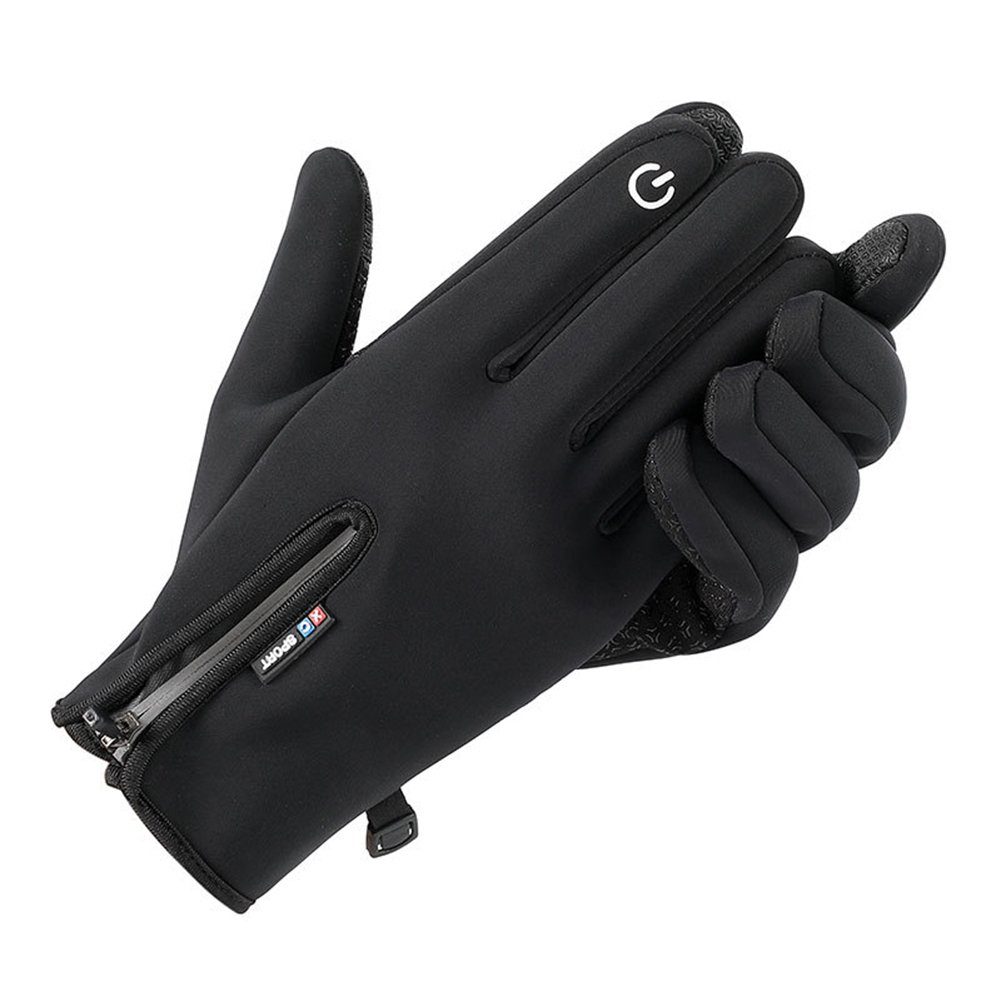 Blusmart Fahrradhandschuhe Touchscreen-Motorradhandschuhe Mit black L