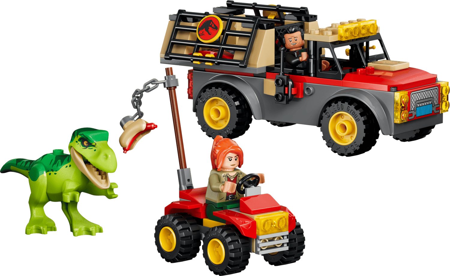 LEGO® Jurassic World 77978 Transporter für den Jungen T.Rex Spielbausteine, (Set, 115 St., Set)