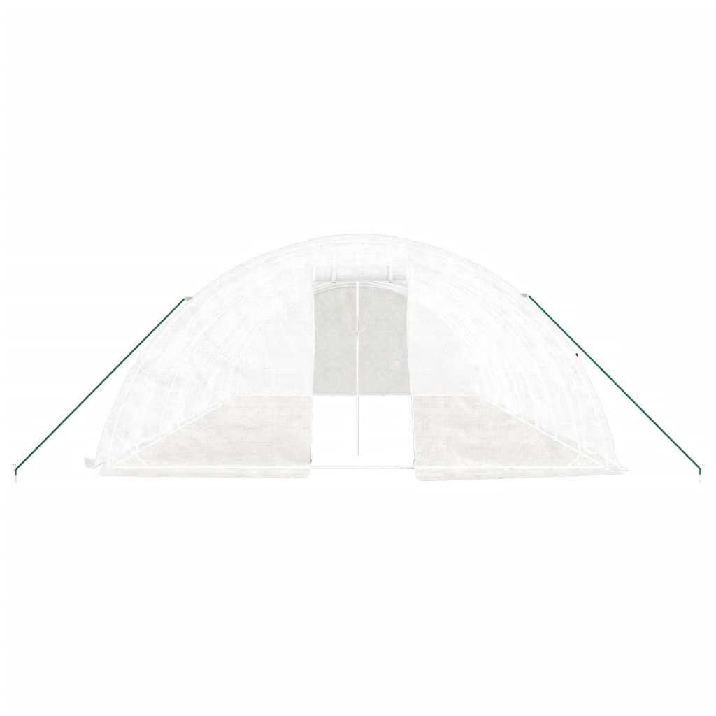 vidaXL Gewächshaus, Treibhaus mit Stahl...