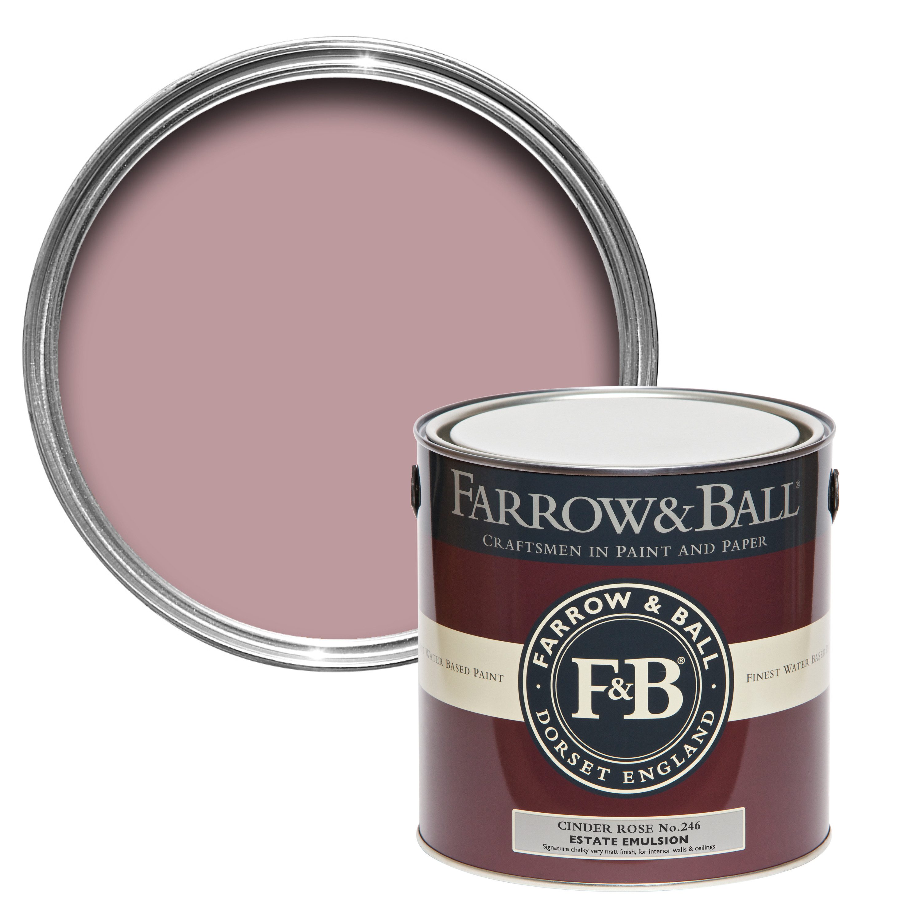 Wandfarbe Farrow and Ball - Cinder Rose 246