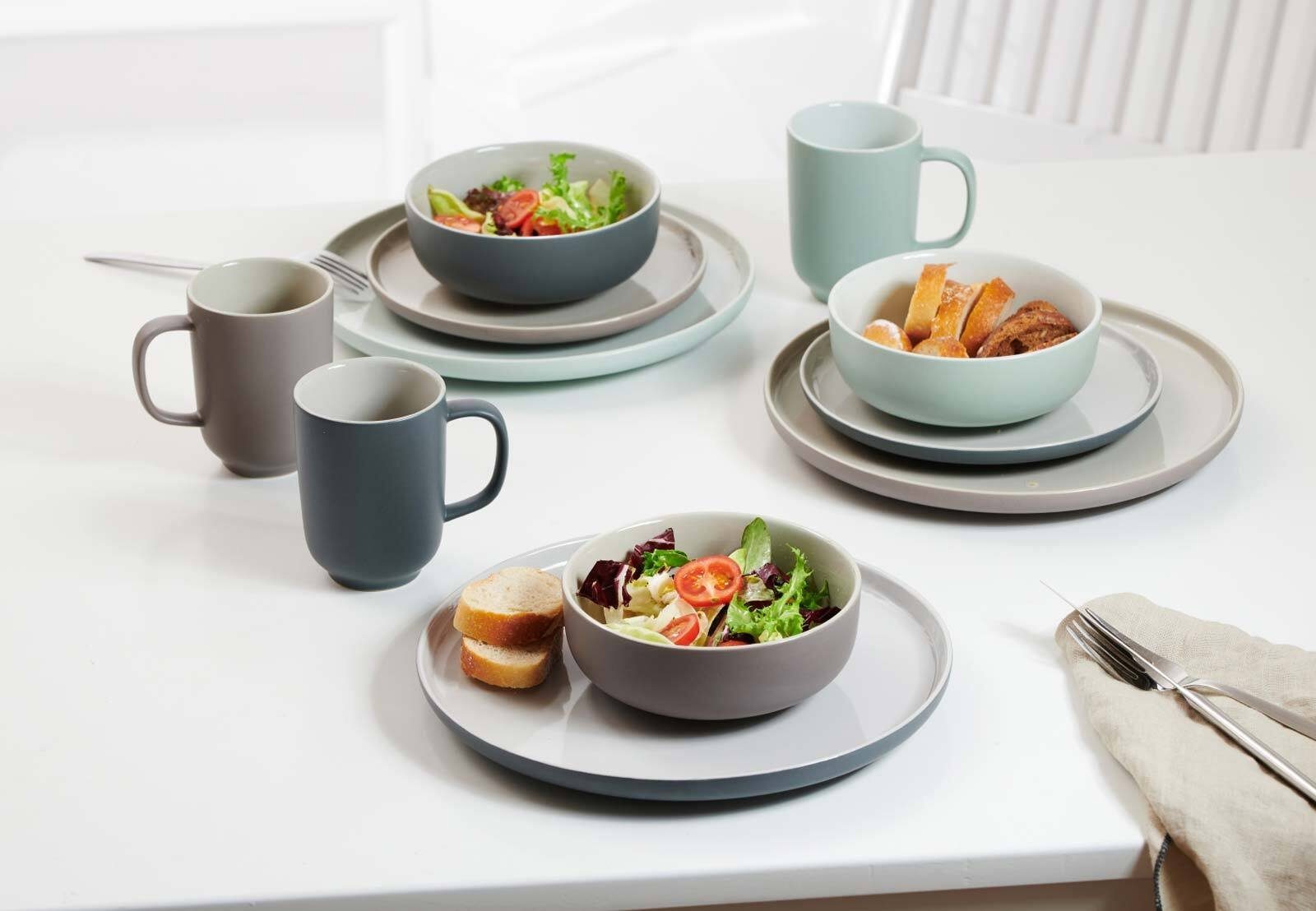 Ritzenhoff & Breker Speiseteller Jasper Speiseteller ø 26.0 cm 4er Set, (4 St)