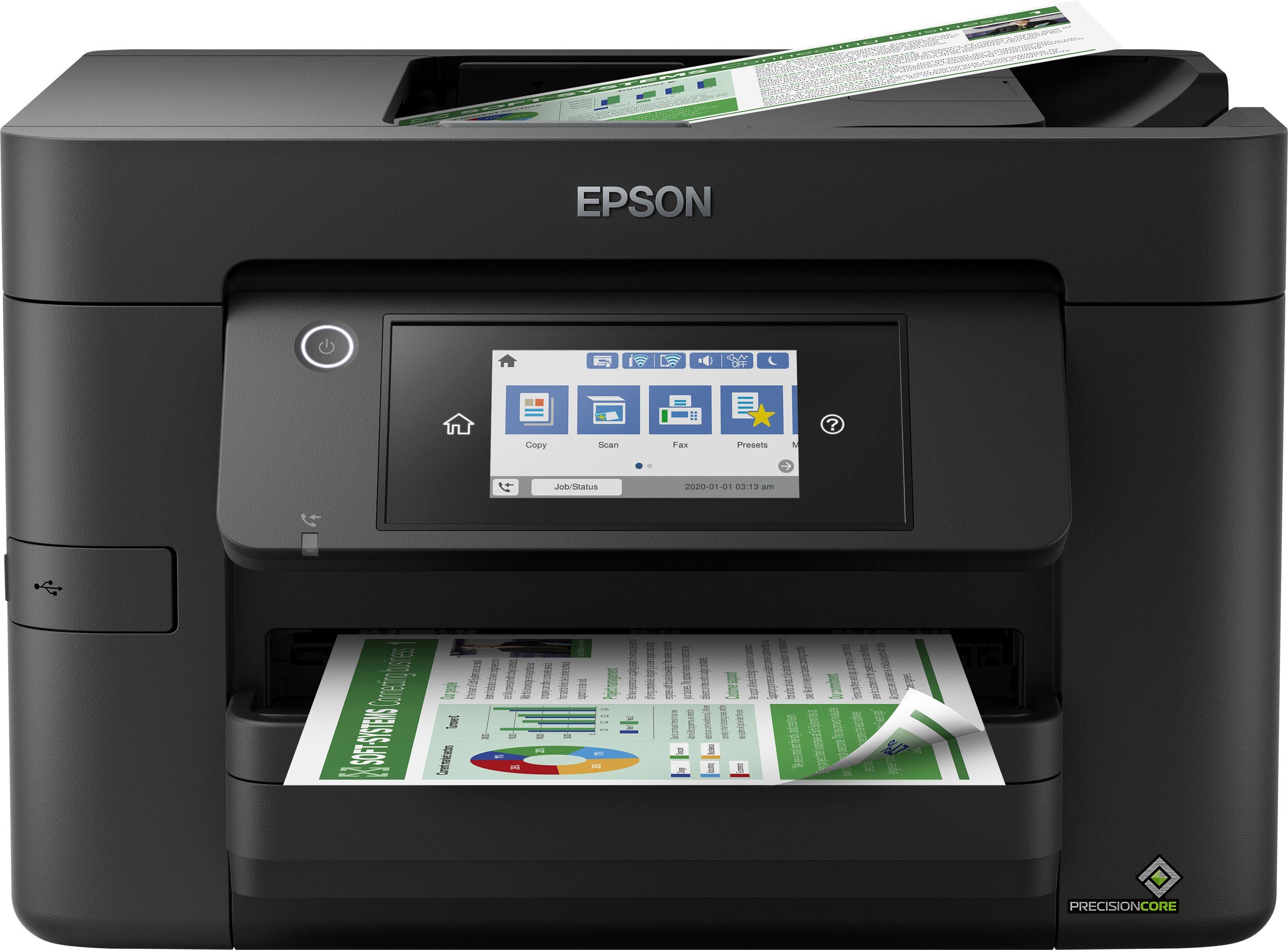 Epson WorkForce Pro WF-4820DWF Tintenstrahldrucker, (LAN (Ethernet), WLAN (Wi-Fi) | Tintenstrahldrucker