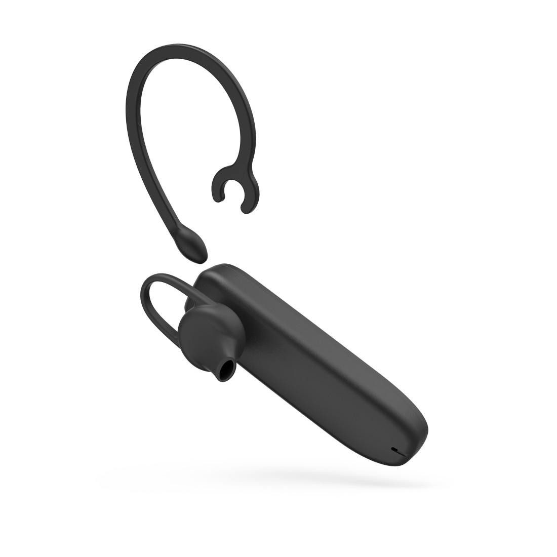 Hama Mono-Bluetooth®-Headset, Multipoint, Lautstärkeregler Bluetooth-Kopfhörer (Sprachsteuerung, Google Assistant, Siri, extra lange Standby Zeit)