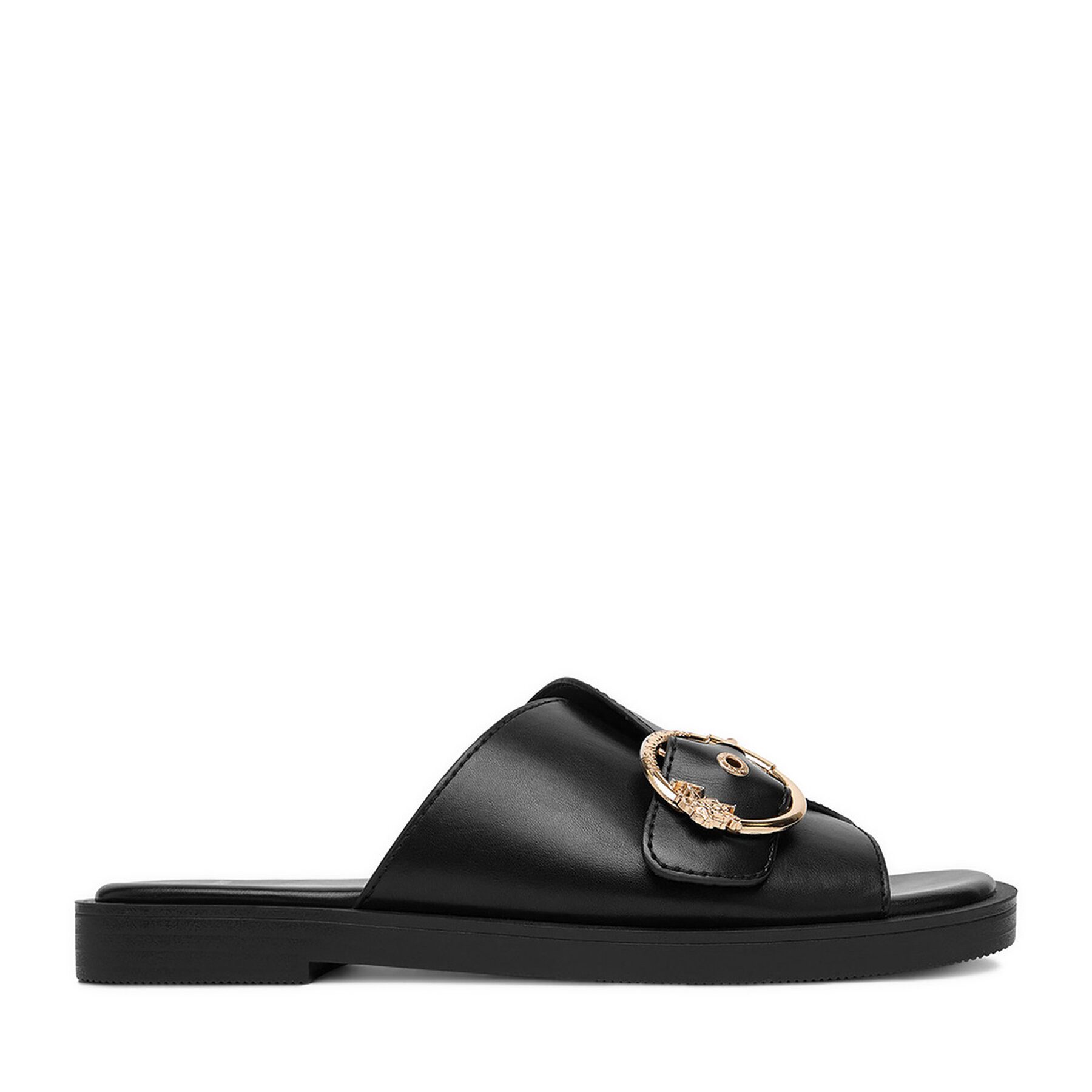 U.S. Polo Assn. US Polo Assn Damen-Flip-Flops, Schwarz Badepantolette