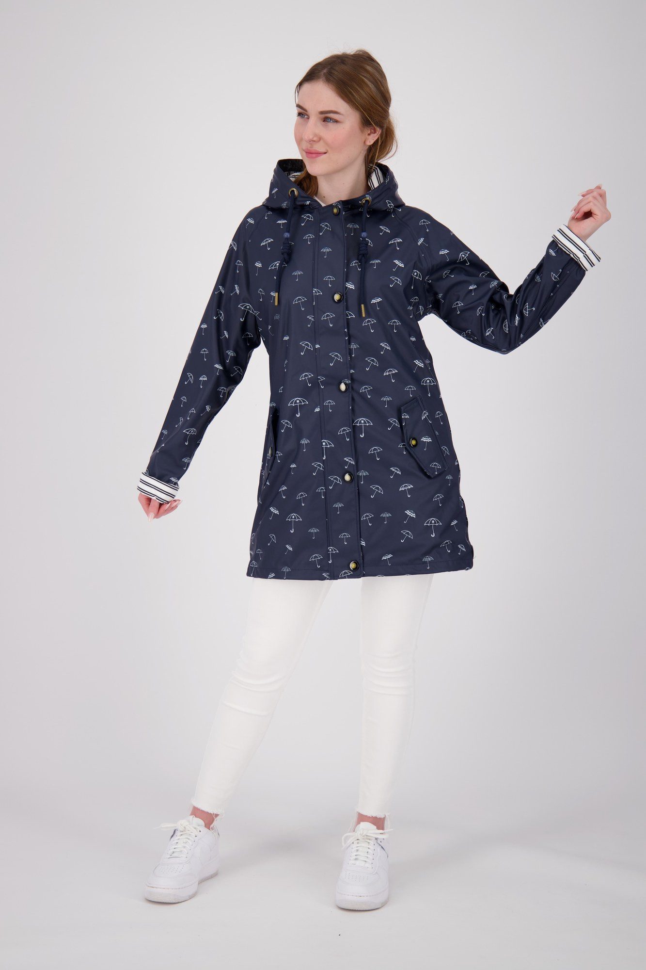 ankerglut Regenjacke Friesennerz #ankerglutbucht Regenmantel, Longjacket auch in Großen Größen erhältlich – Bild 4 von 5