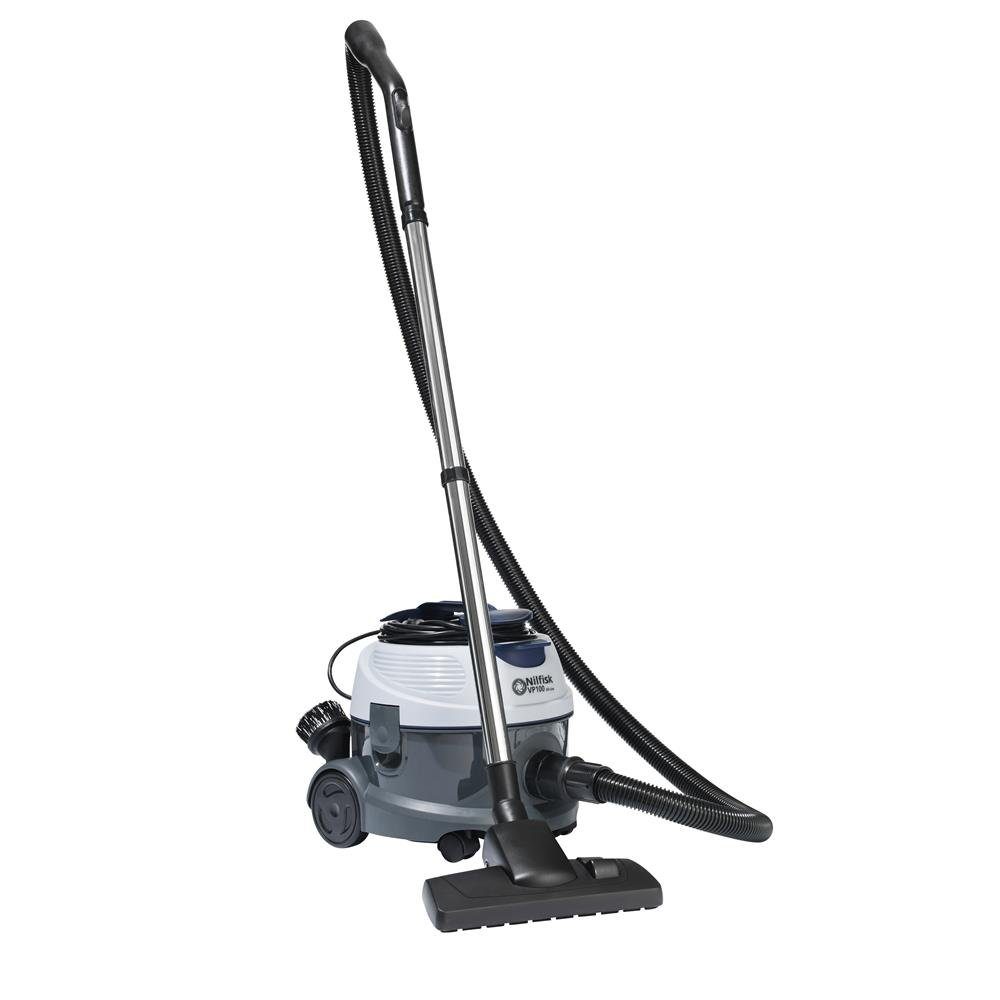 Nilfisk Bodenstaubsauger VP100 EU Trockensauger 50000470, 880 W, mit Beutel, Staubsauger, Bodenreiniger, Hartbodenreiniger, Teppichbodenreiniger