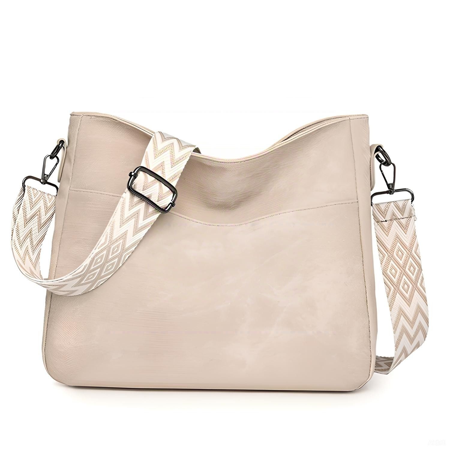 Forrlite Schultertasche Mittel Damen Umhängetasche Crossbody Bag Leicht Tasche Bag (Damen Handtasche, für den täglichen Gebrauch, zum Pendeln), Breiter Gurt,PU-Material,28*26*8cm, Damen Geschenke