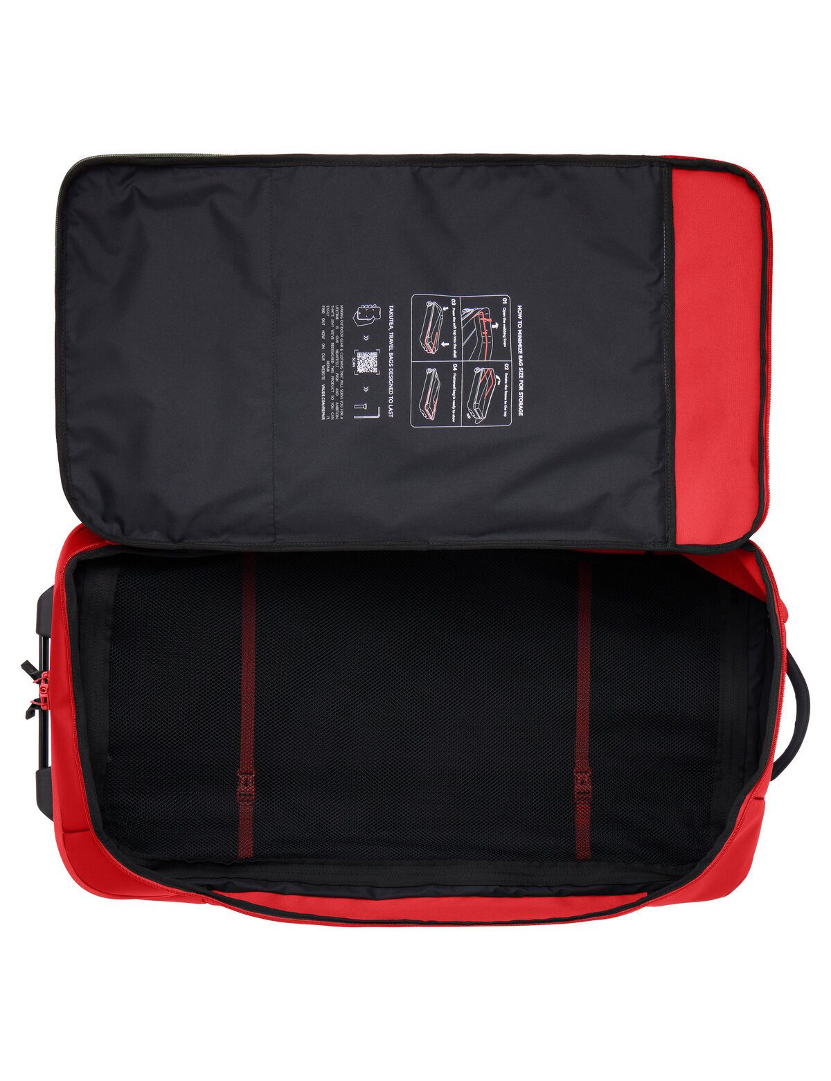 VAUDE Trolley Takutea 90, 2 Rollen, Reisetasche mit Rollen und Teleskopgriff, 90 Liter