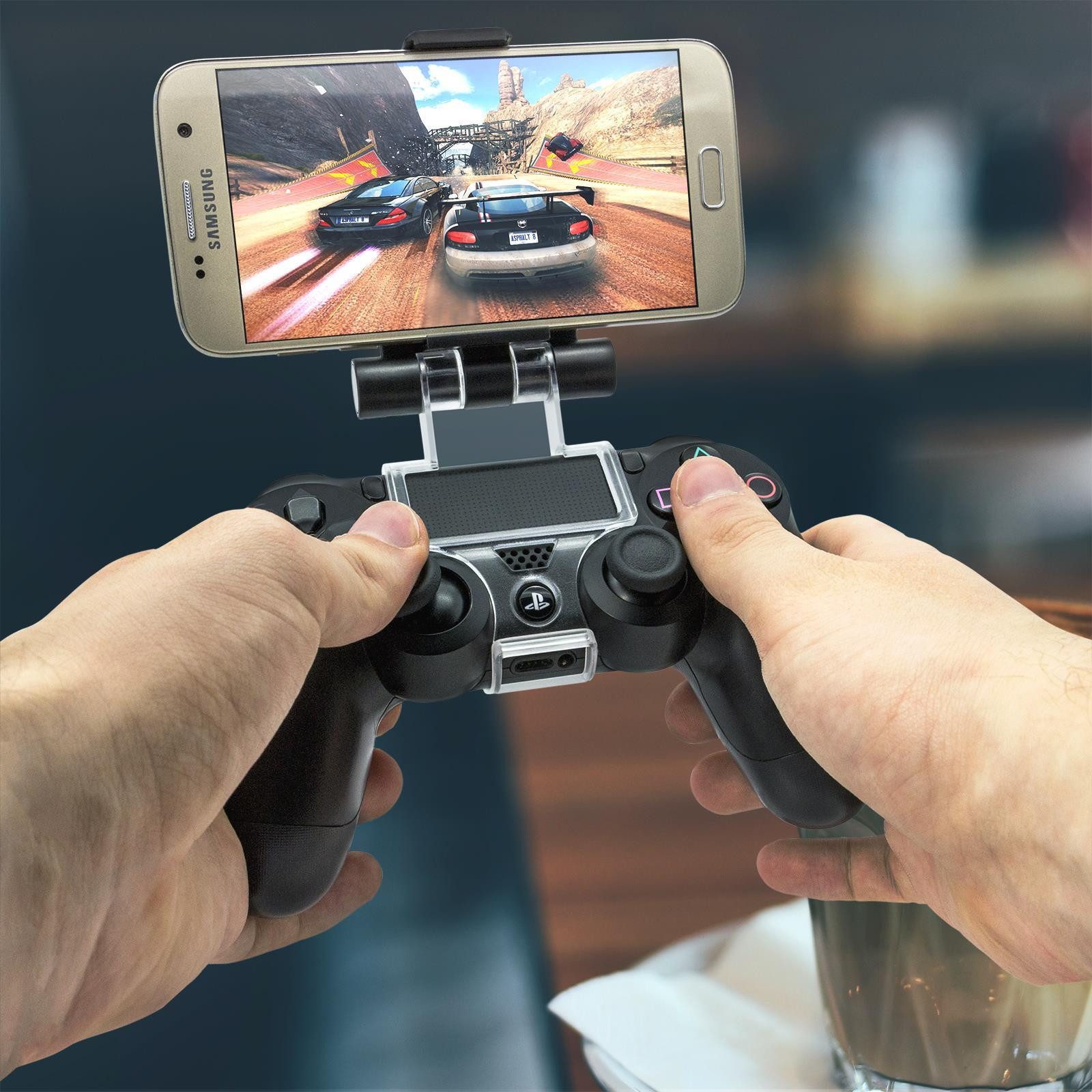 Adapter Universe Controller-Halterung Controller Halterung Smartphone 6 Zoll passend für PlayStation 4