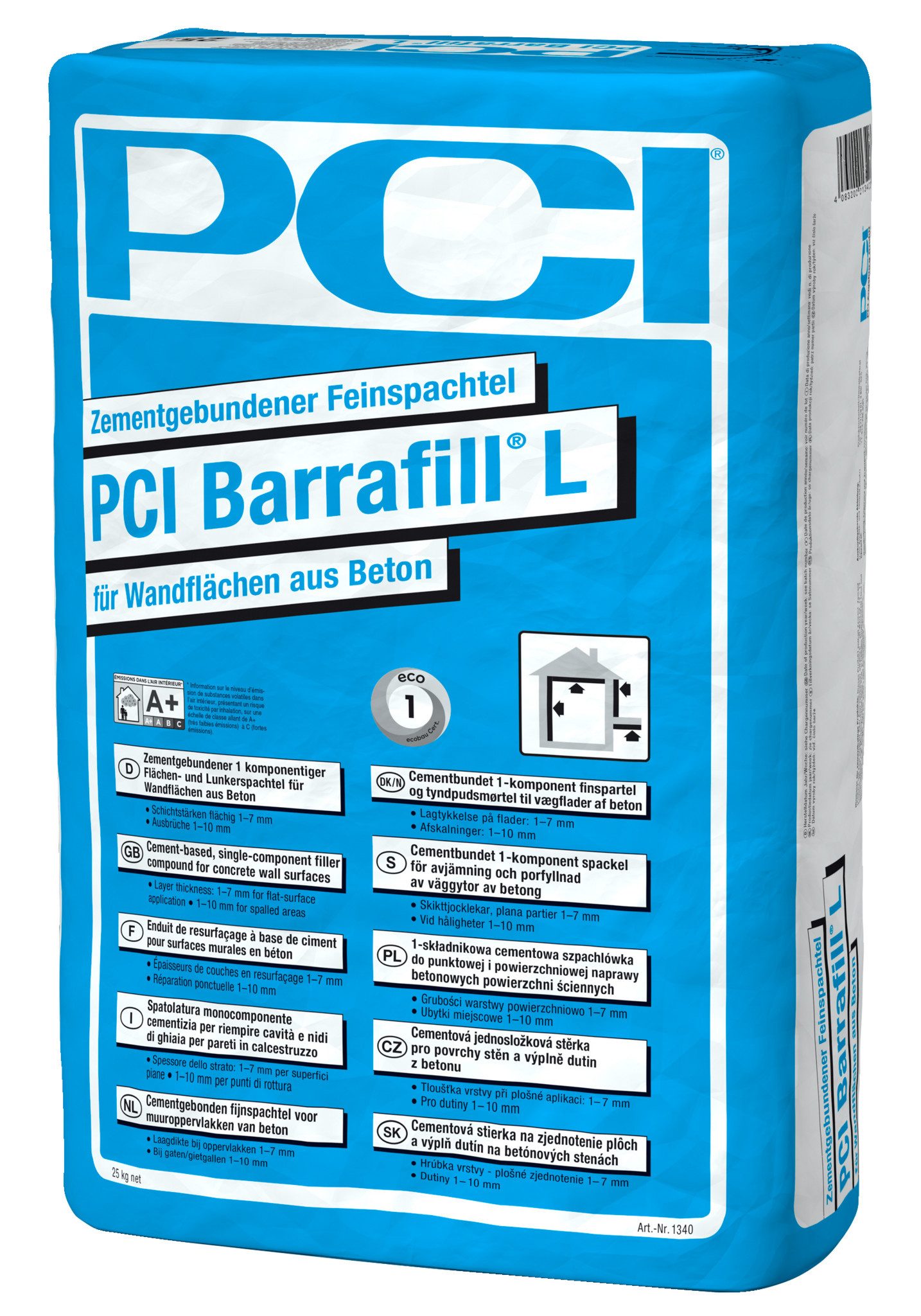 PCI Ausgleichsmasse PCI Barrafill® L grau 25 kg 25
