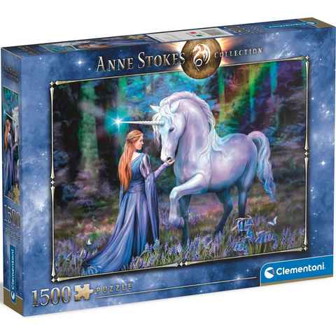 Clementoni® Puzzle Anne Stokes Collection, Bluebell Woods, 1500 Puzzleteile, Made in Europe, FSC® - schützt Wald - weltweit