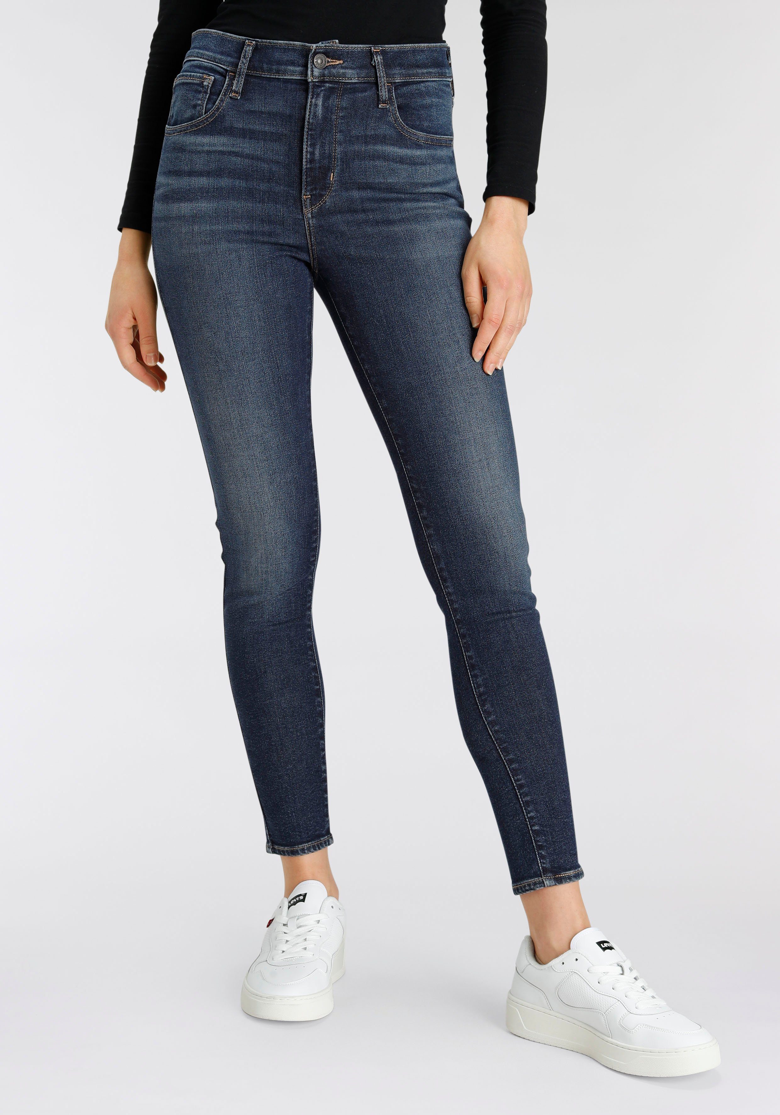 Levi's® Skinny-fit-Jeans 720 High Rise DARK INDIGO WORN IN